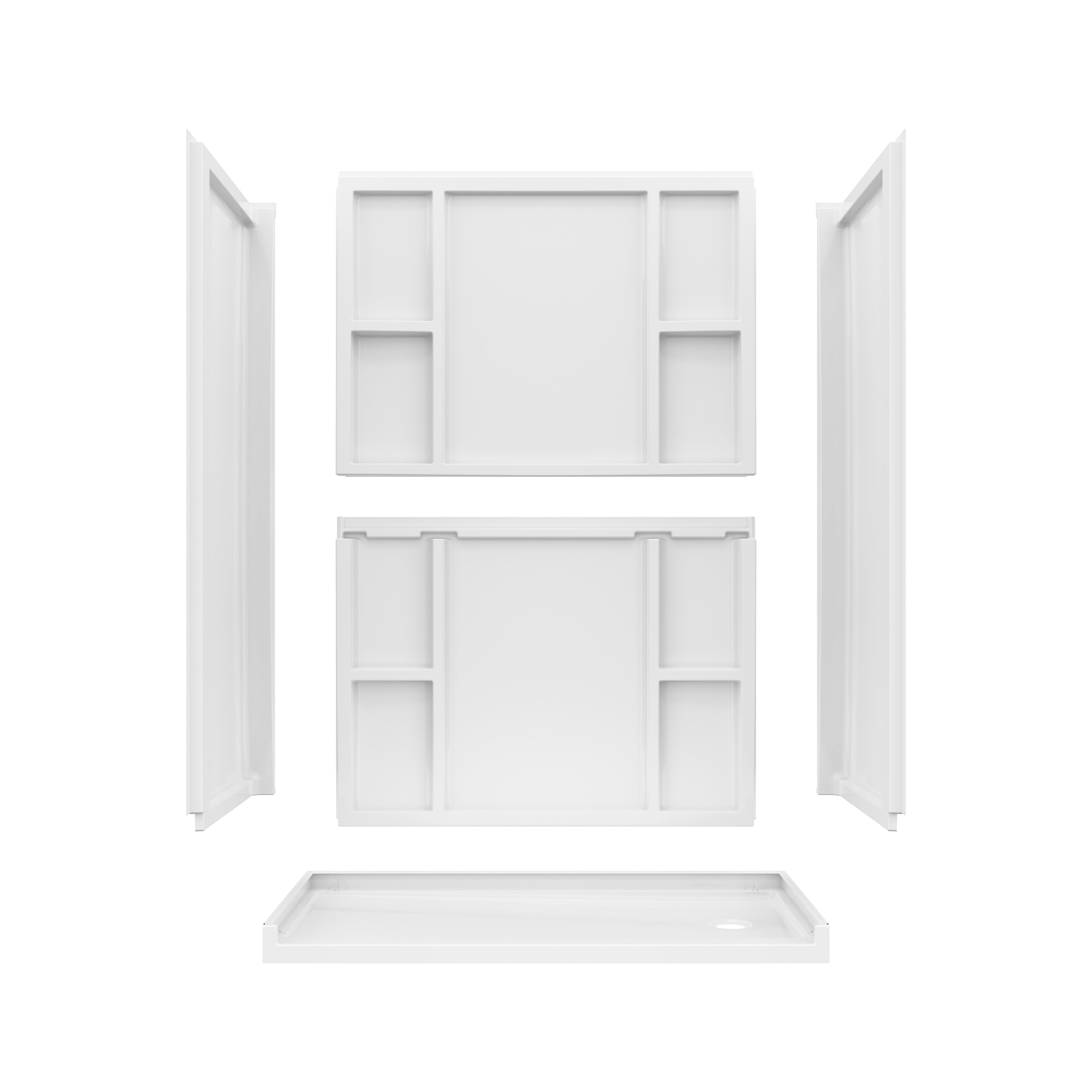 Maax Interflo 6030 Acrylic Alcove Five-piece Shower