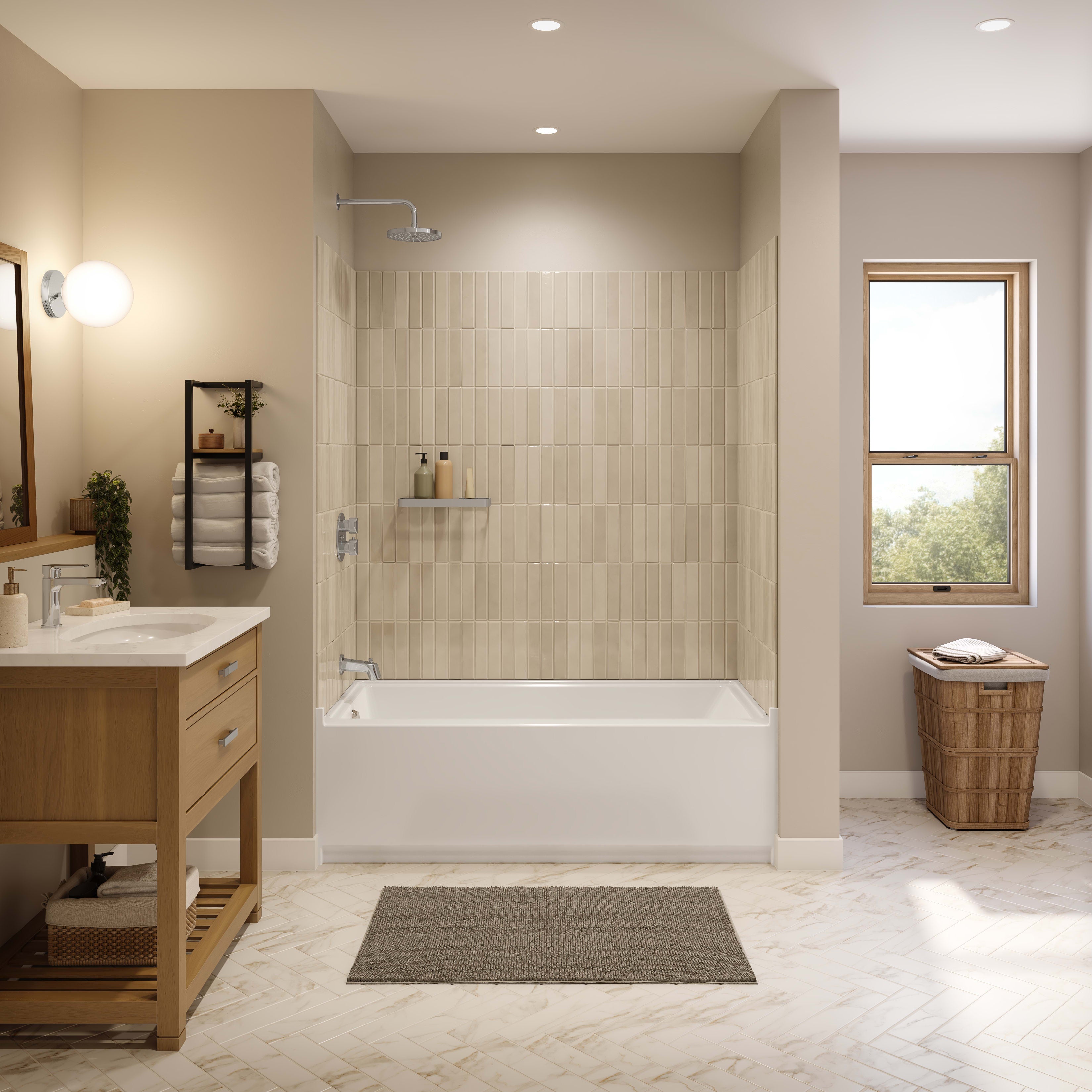 Maax Interflo 6030 IFS Acrylic Alcove Bathtub