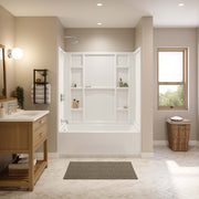 Maax Interflo 6030 Direct-to-stud 4-piece Alcove Tub Wall Kit