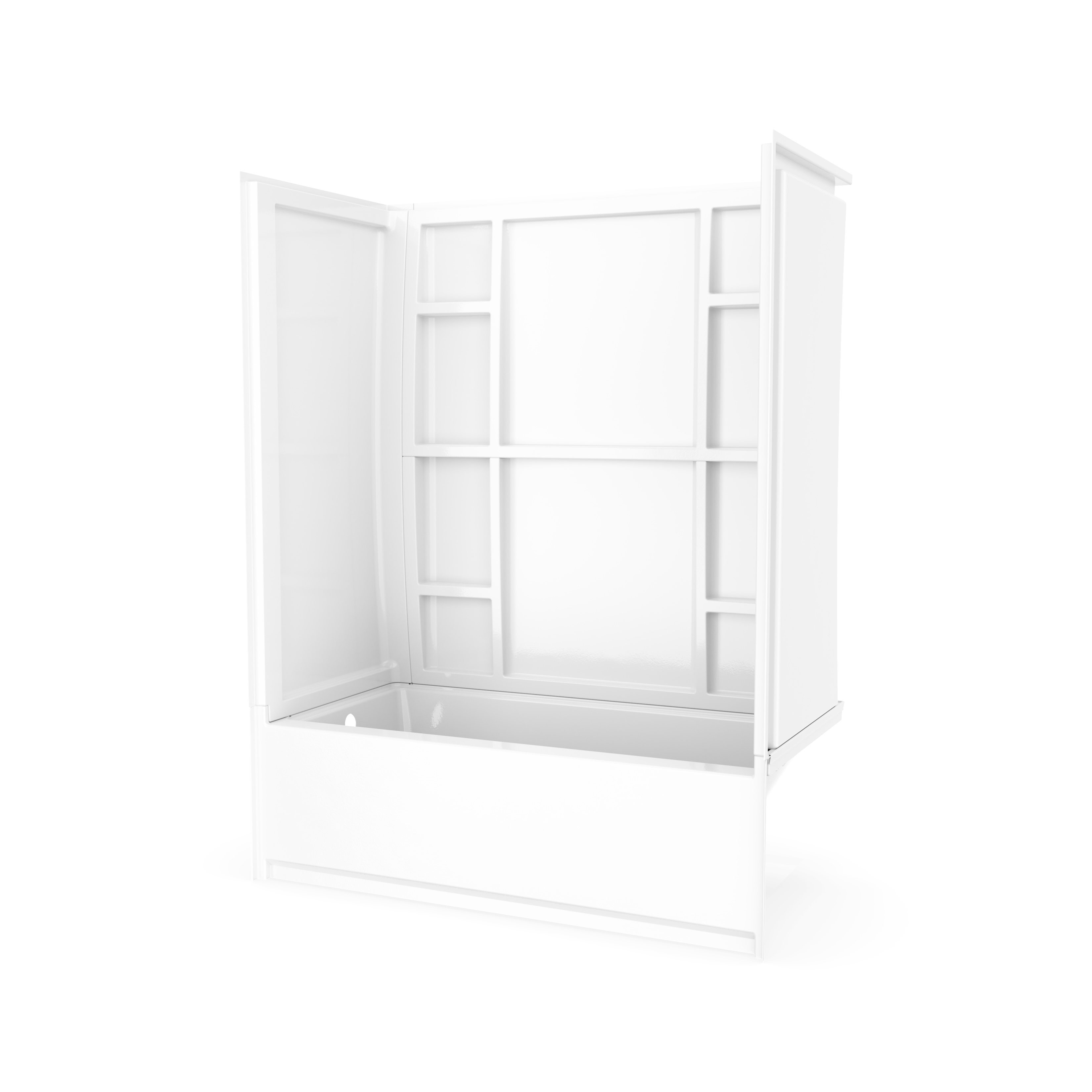 Maax Interflo 6030 Acrylic Alcove Five-piece Tub Shower