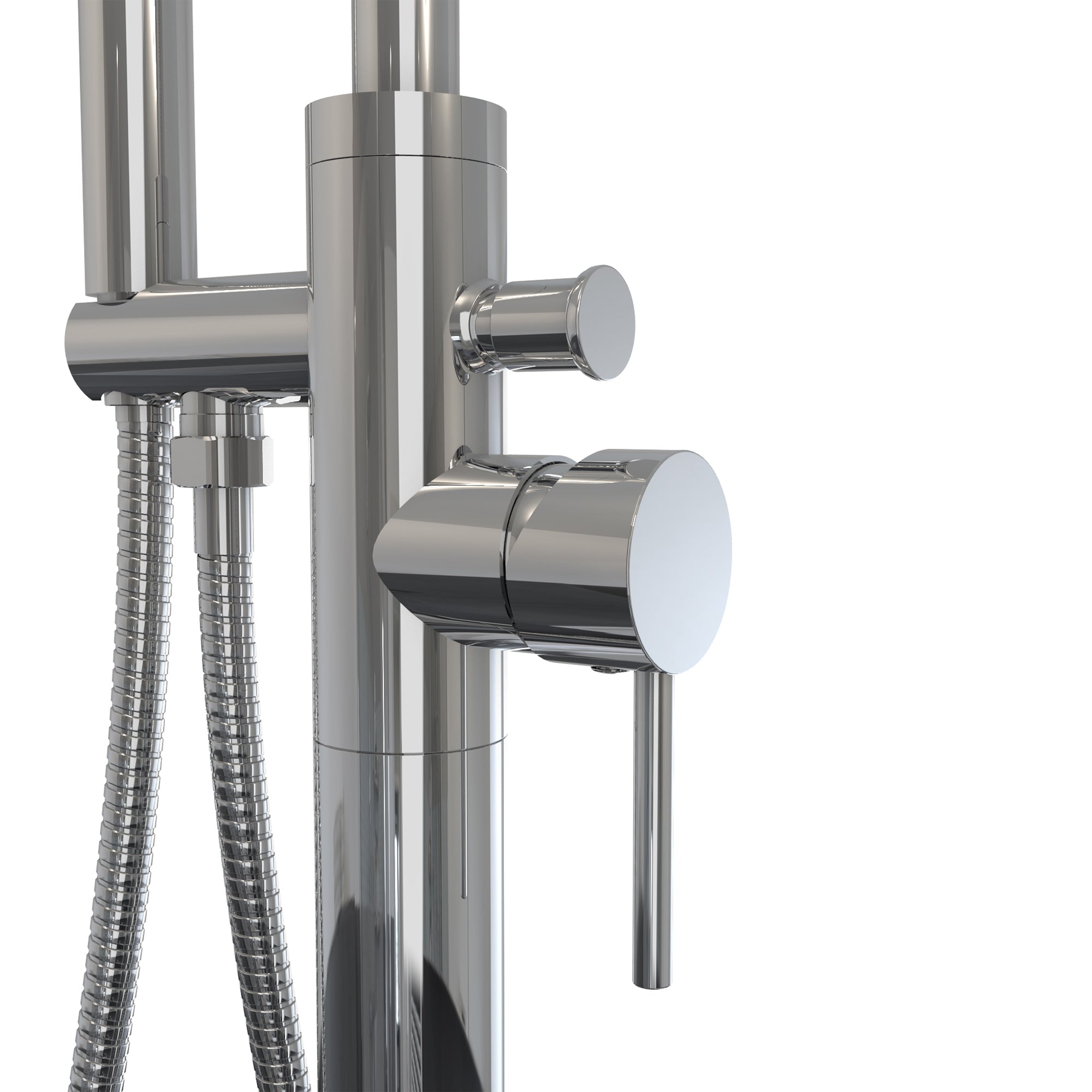Maax Linosa Freestanding Tub Faucet with Handshower