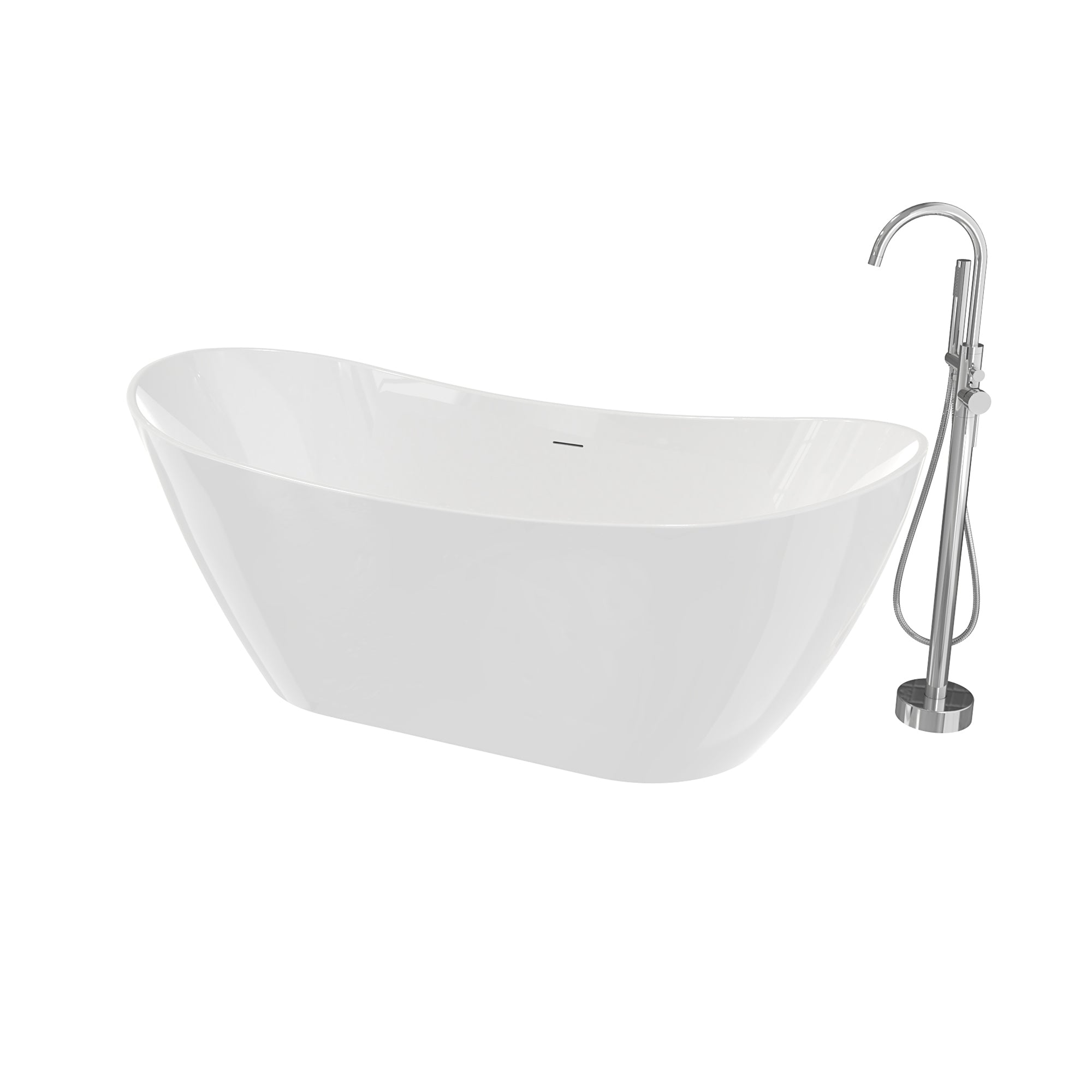 Maax Linosa Freestanding Tub Faucet with Handshower