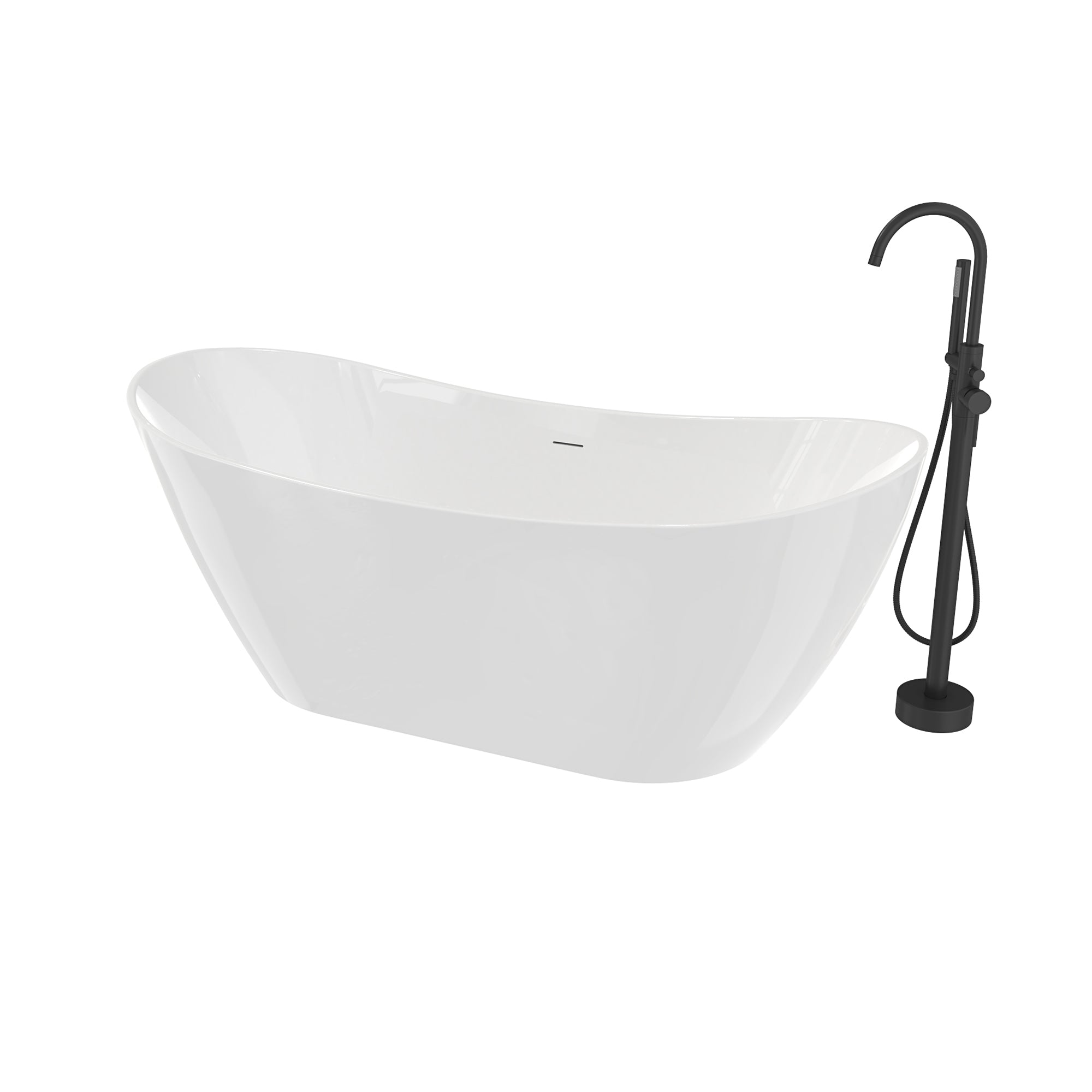 Maax Linosa Freestanding Tub Faucet with Handshower