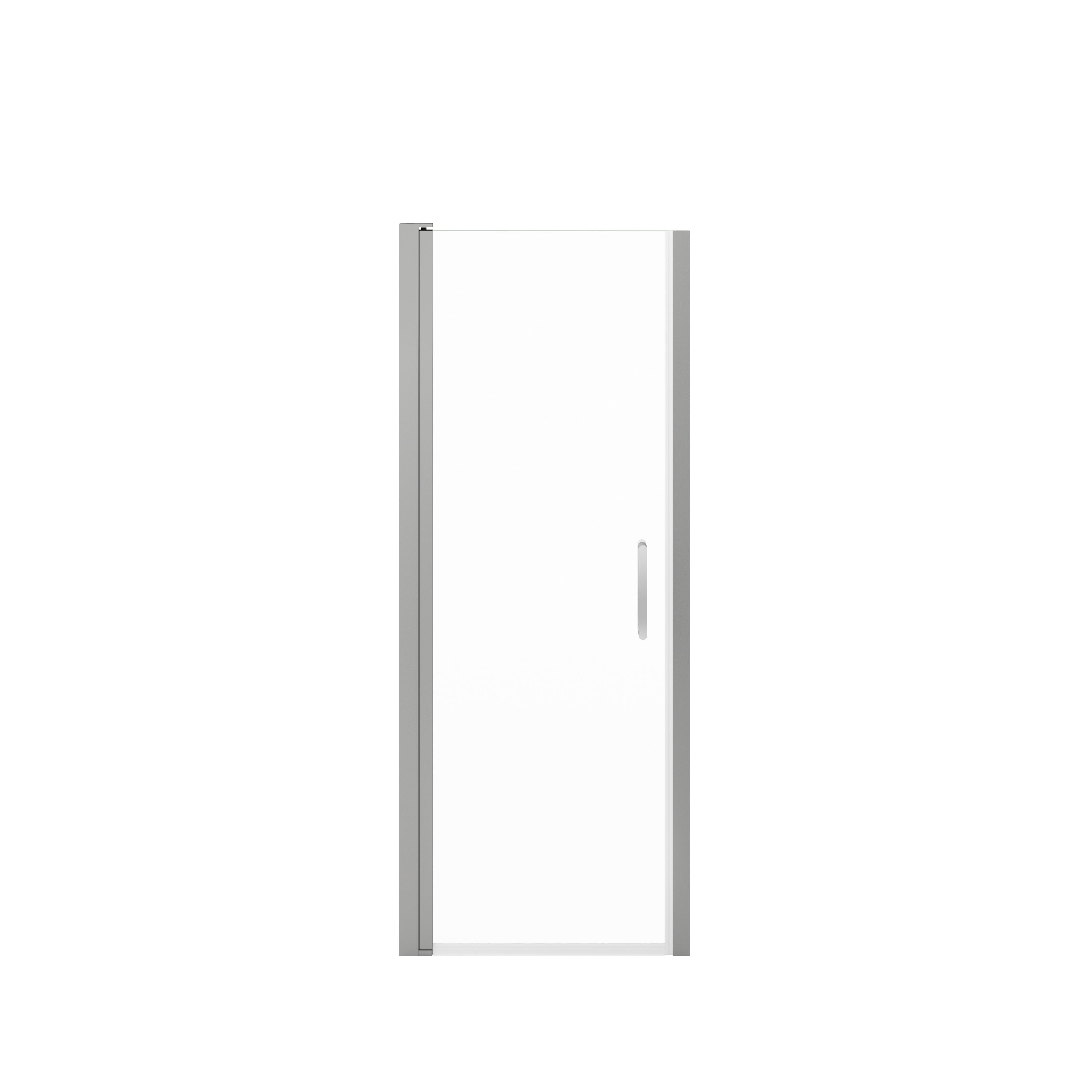 Maax Manhattan 27-29 x 68 in. 6 mm Pivot Shower Door for Alcove Installation with Clear glass