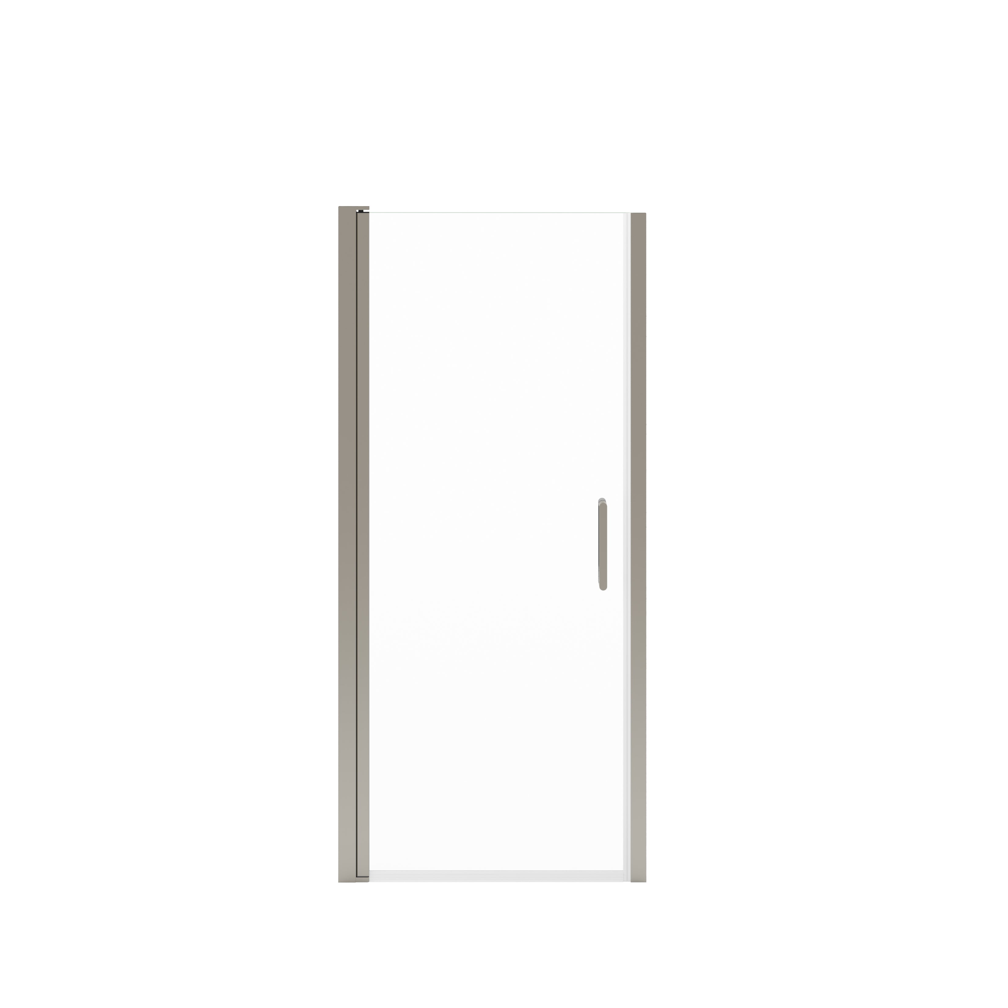 Maax Manhattan 33-35 x 68 in. 6 mm Pivot Shower Door for Alcove Installation with Clear glass