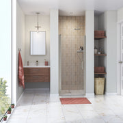 Maax Manhattan 29-31 x 68 in. 6 mm Pivot Shower Door for Alcove Installation with Clear glass