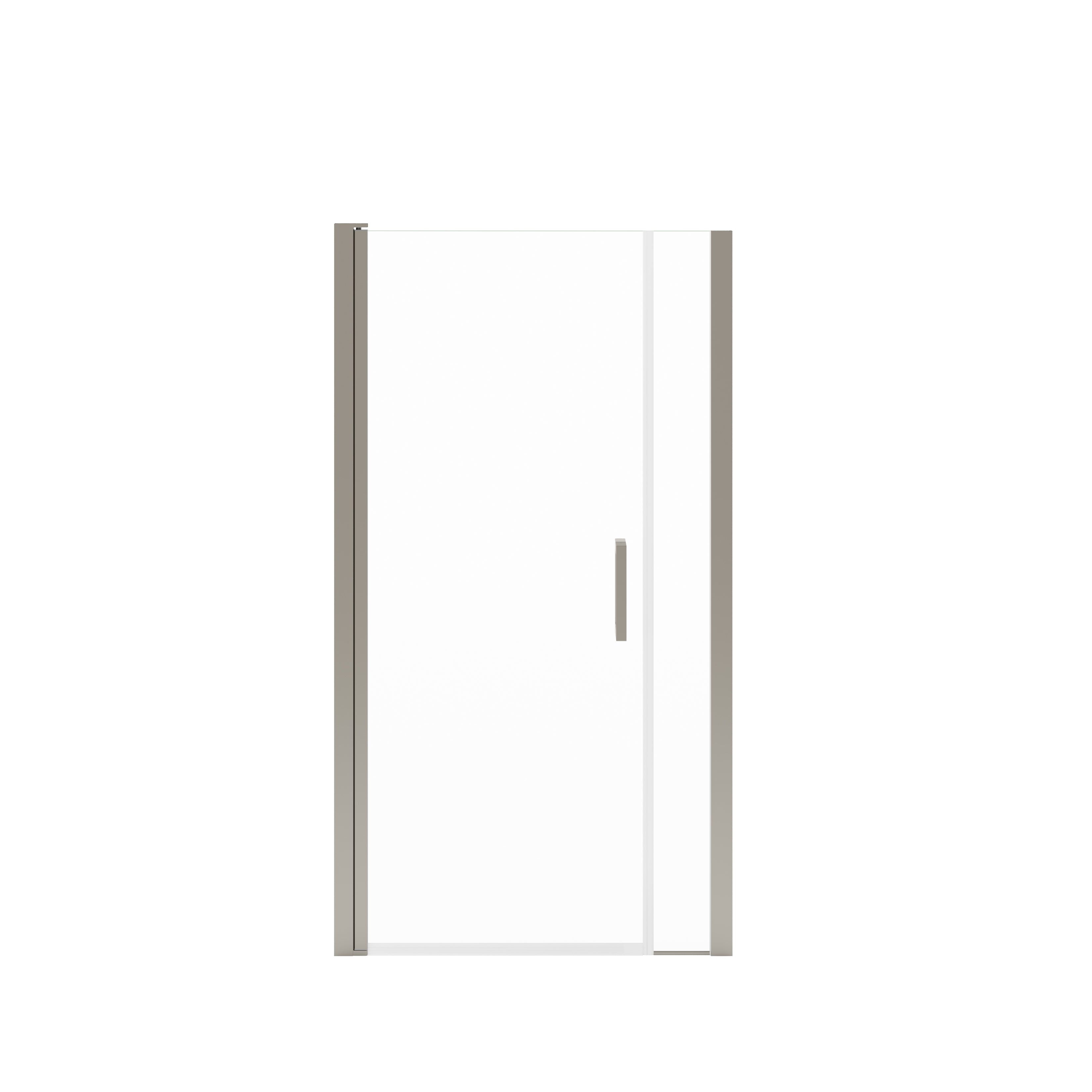 Maax Manhattan 35-37 x 68 in. 6 mm Pivot Shower Door for Alcove Installation with Clear glass