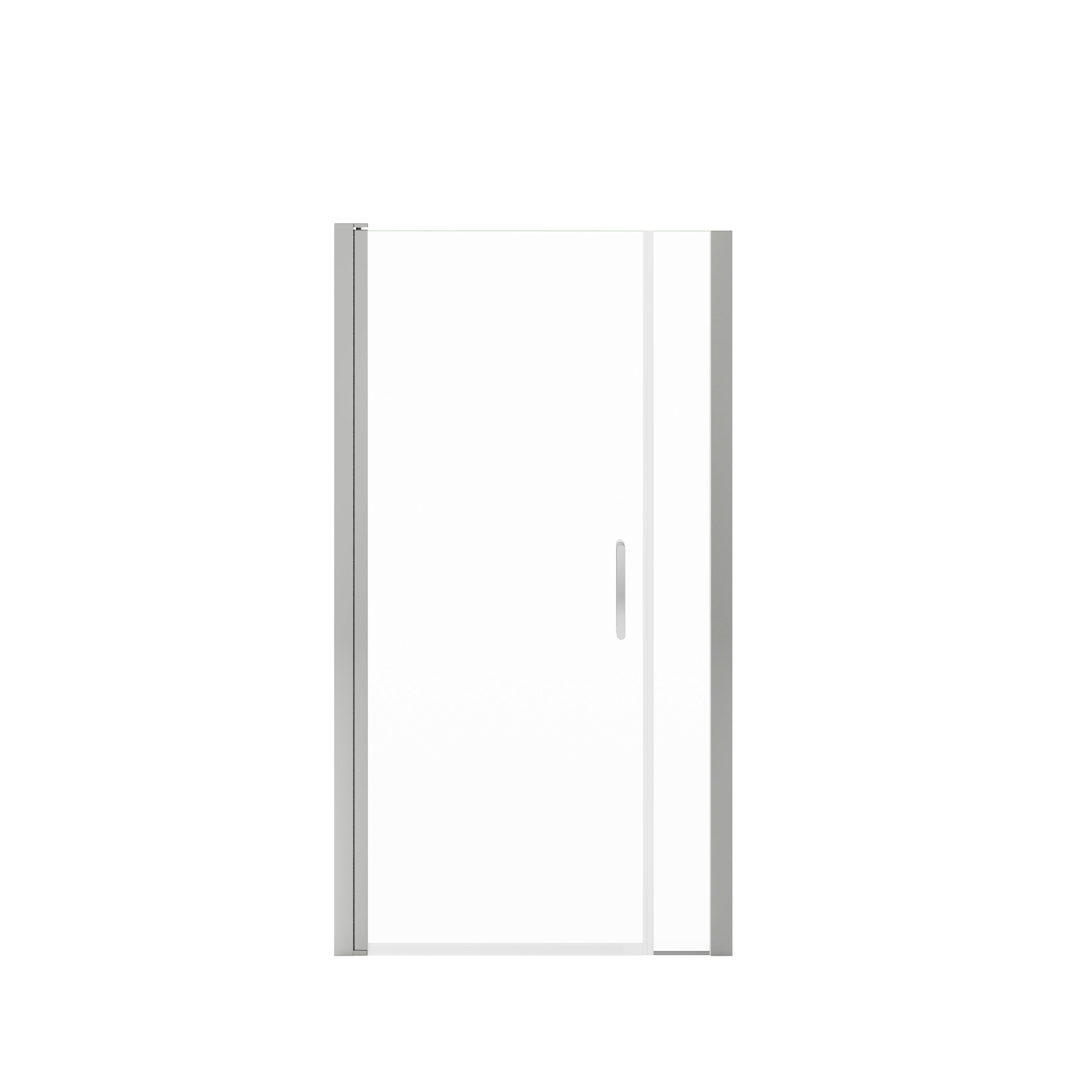 Maax Manhattan 35-37 x 68 in. 6 mm Pivot Shower Door for Alcove Installation with Clear glass