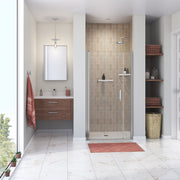 Maax Manhattan 35-37 x 68 in. 6 mm Pivot Shower Door for Alcove Installation with Clear glass