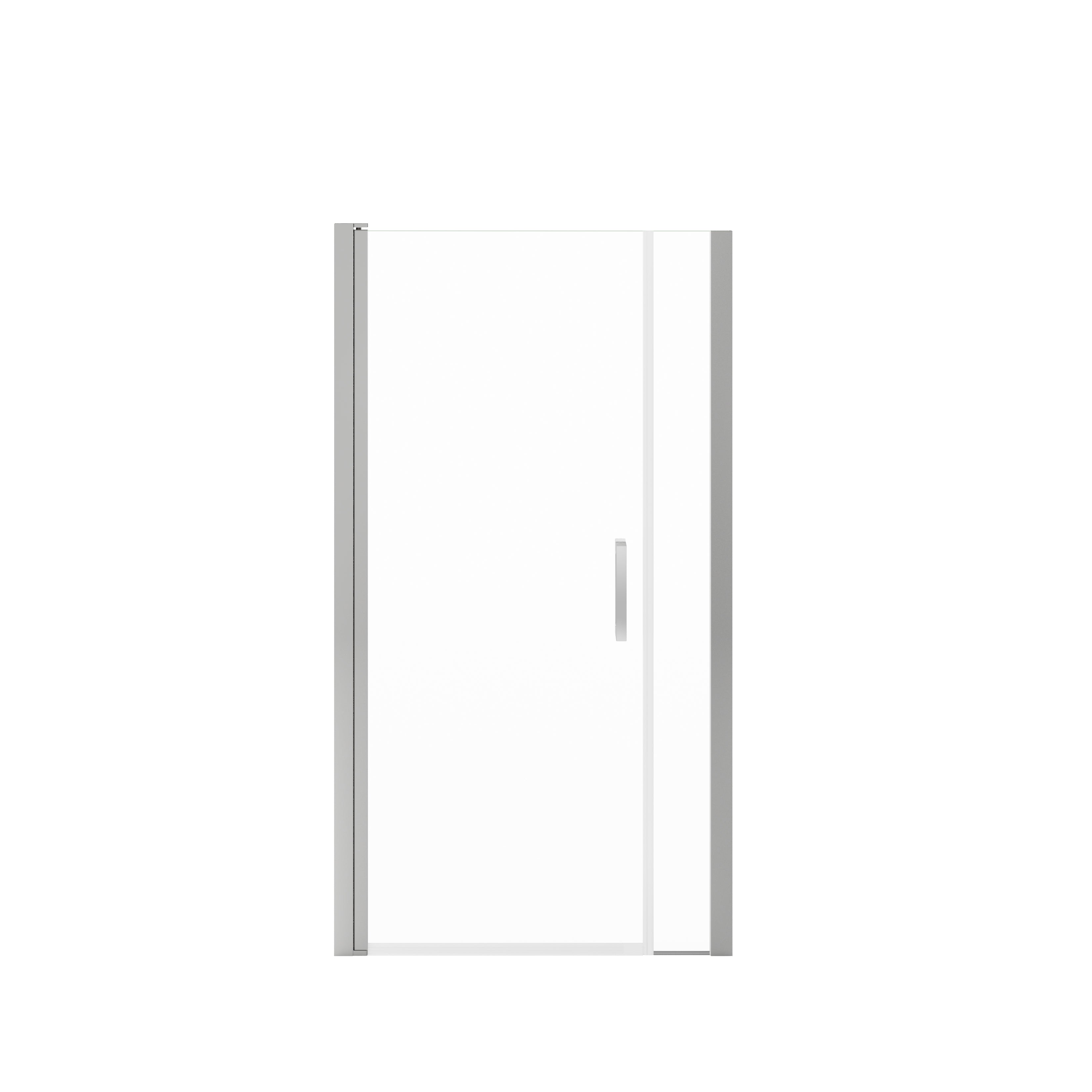 Maax Manhattan 35-37 x 68 in. 6 mm Pivot Shower Door for Alcove Installation with Clear glass