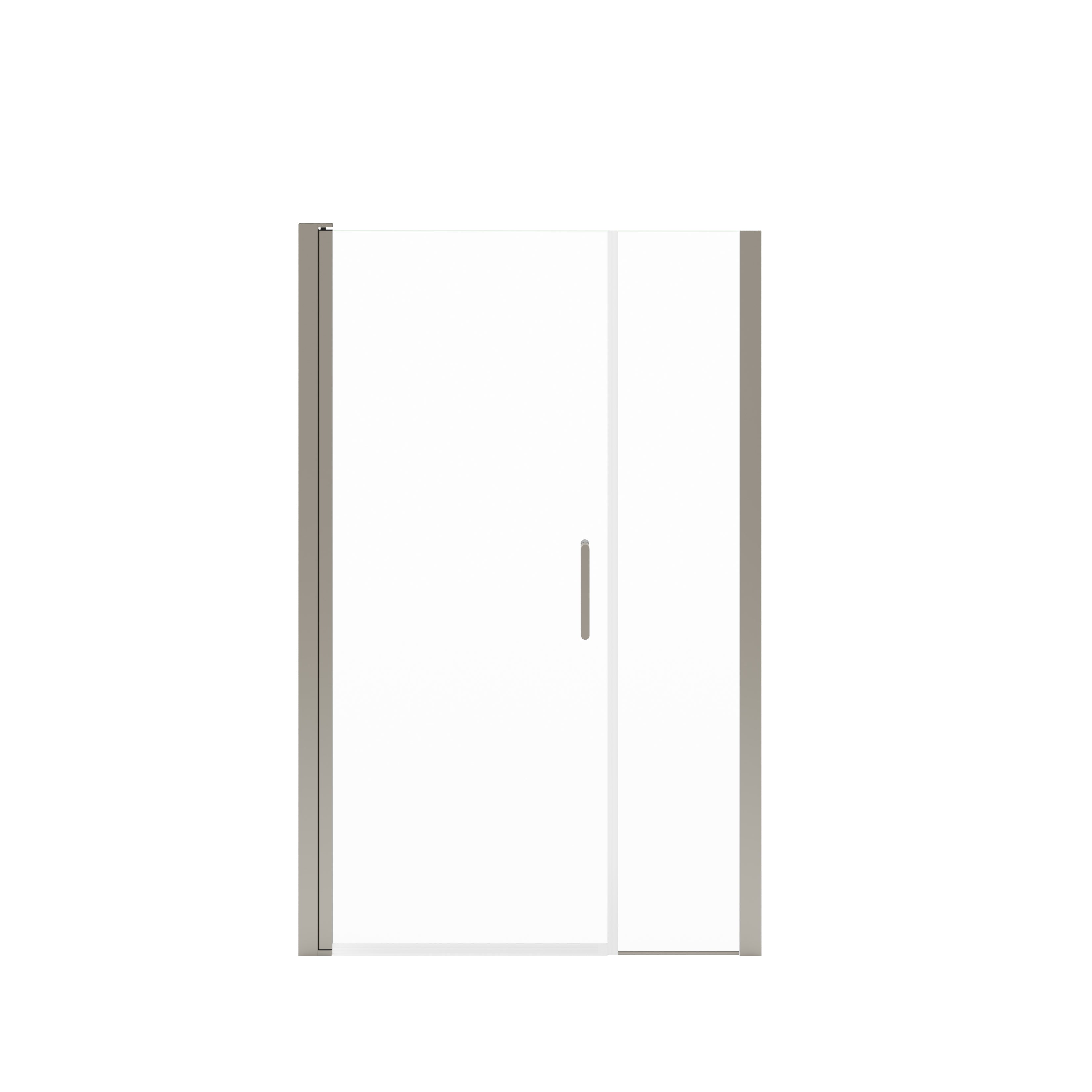 Maax Manhattan 45-47 x 68 in. 6 mm Pivot Shower Door for Alcove Installation with Clear glass