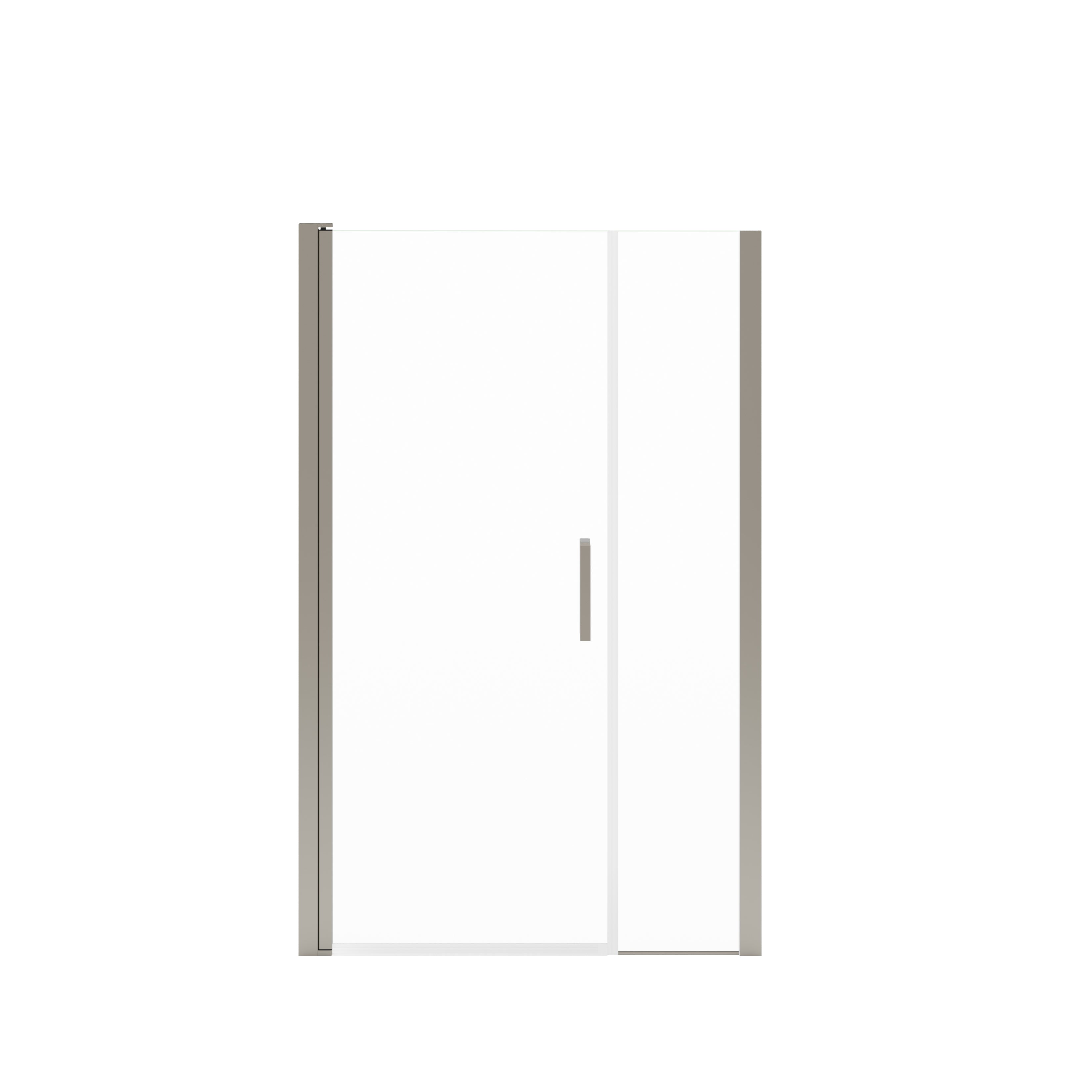 Maax Manhattan 45-47 x 68 in. 6 mm Pivot Shower Door for Alcove Installation with Clear glass