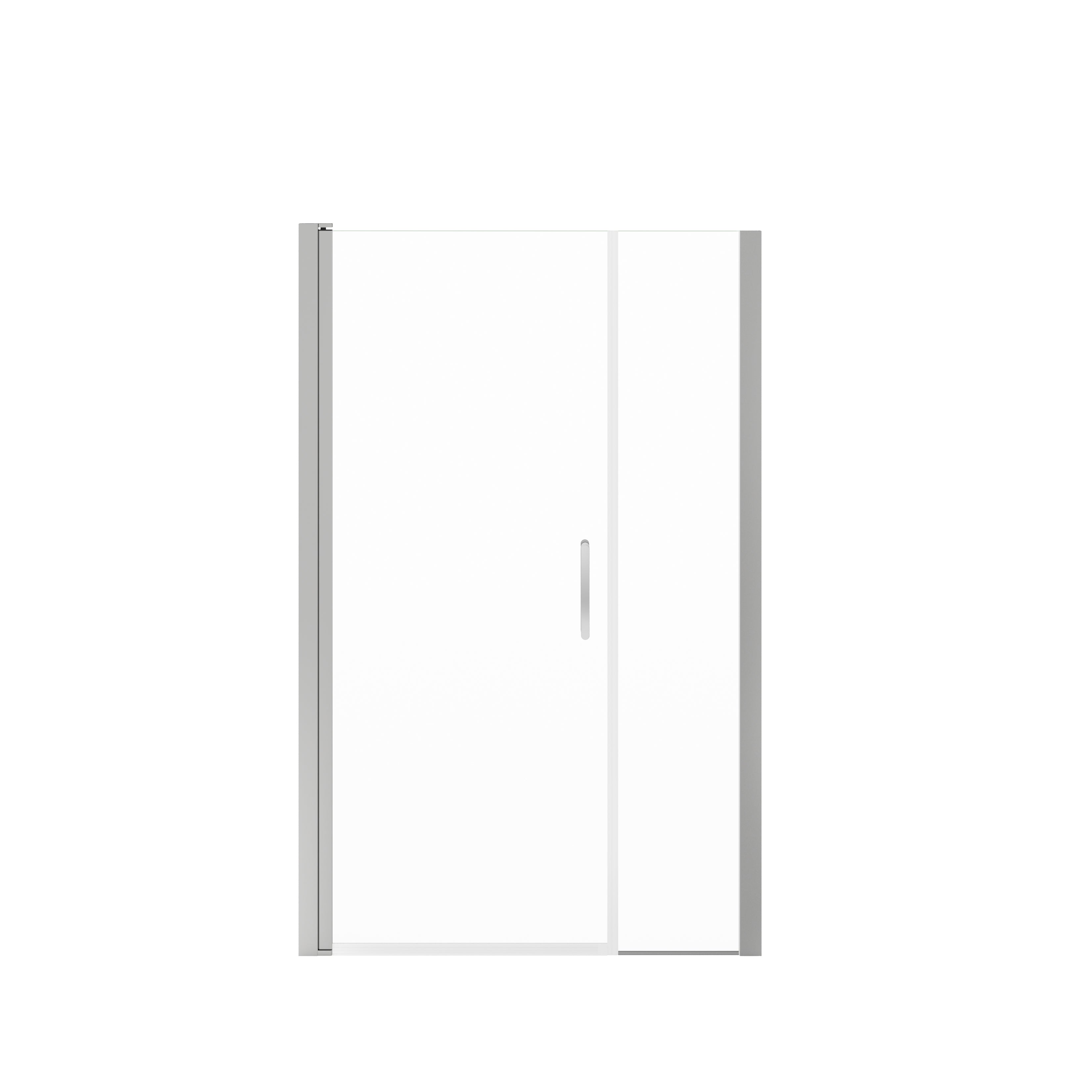 Maax Manhattan 45-47 x 68 in. 6 mm Pivot Shower Door for Alcove Installation with Clear glass
