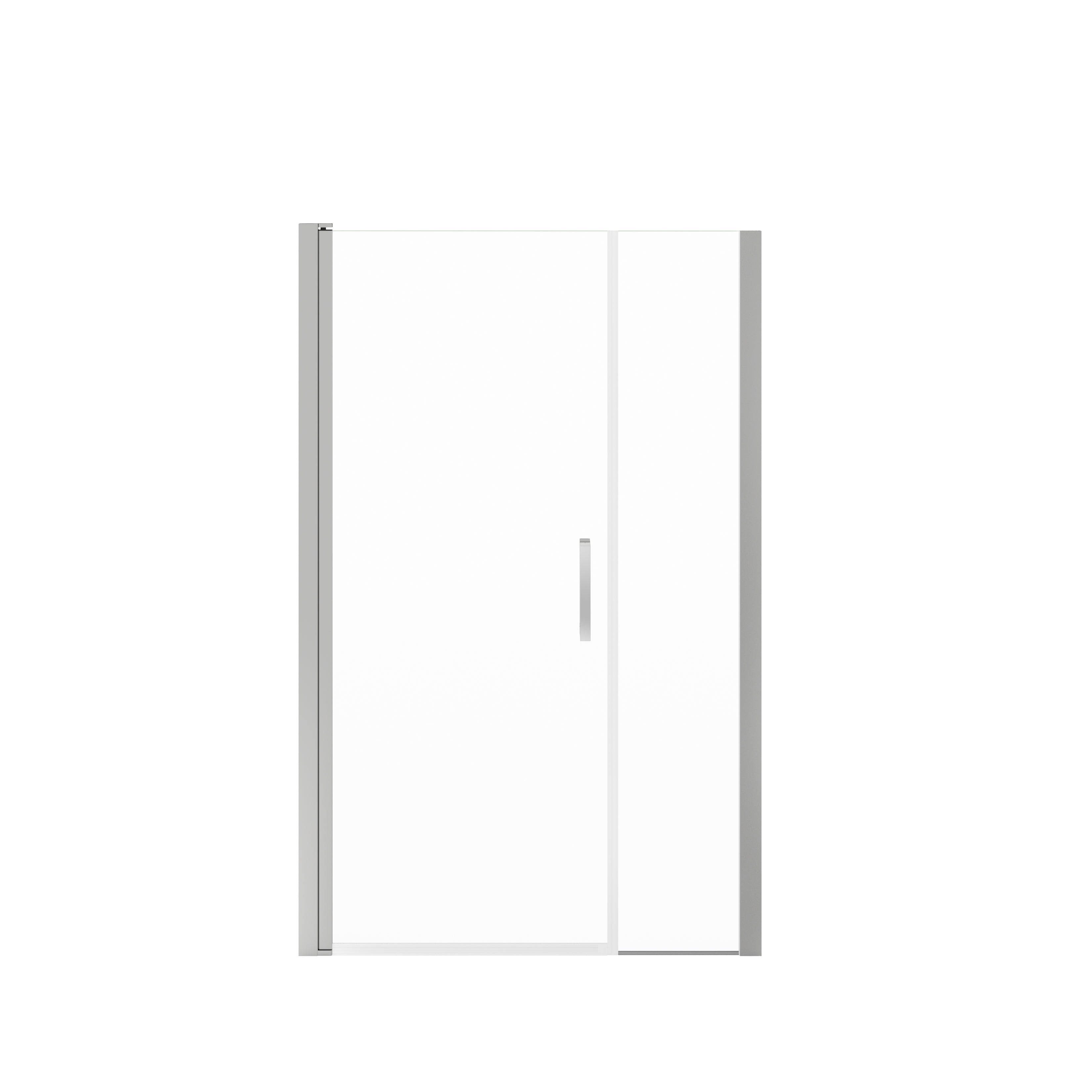 Maax Manhattan 45-47 x 68 in. 6 mm Pivot Shower Door for Alcove Installation with Clear glass