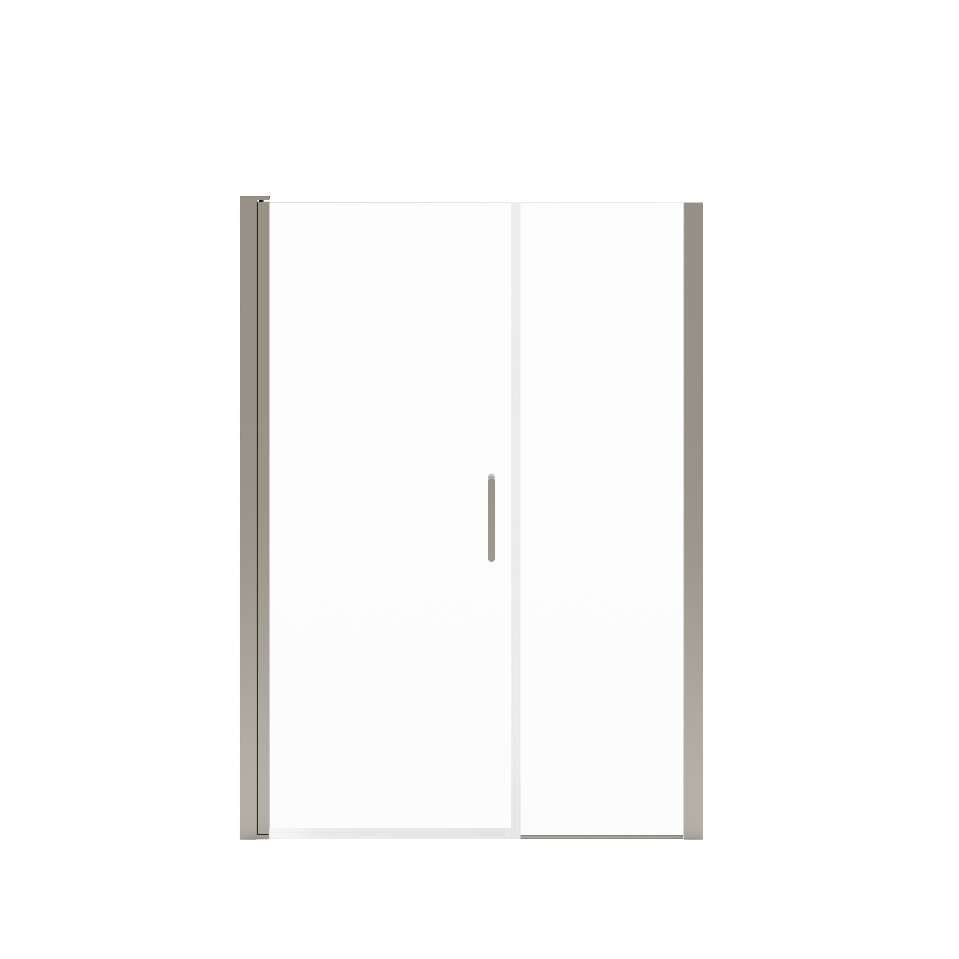 Maax Manhattan 51-53 x 68 in. 6 mm Pivot Shower Door for Alcove Installation with Clear glass