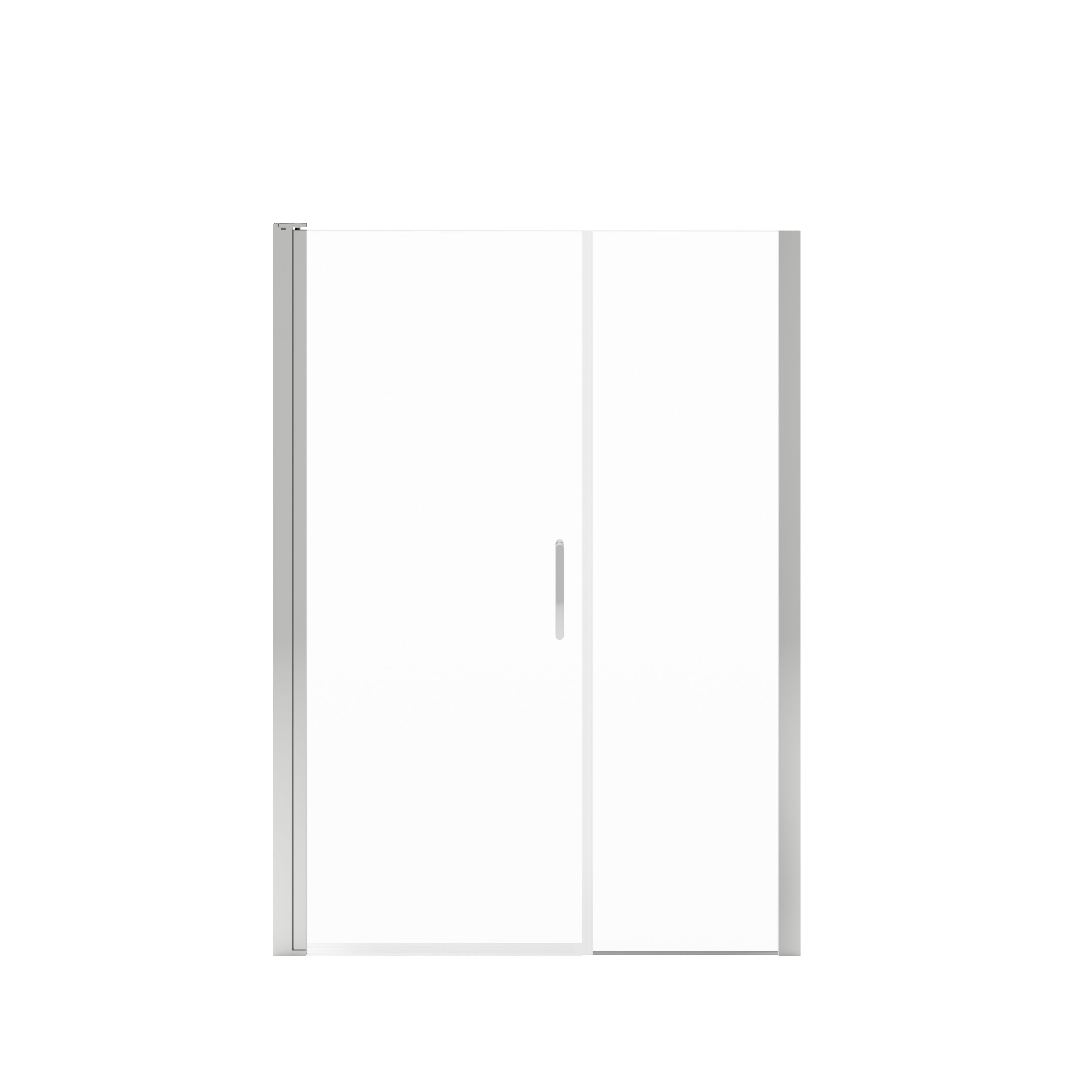 Maax Manhattan 51-53 x 68 in. 6 mm Pivot Shower Door for Alcove Installation with Clear glass