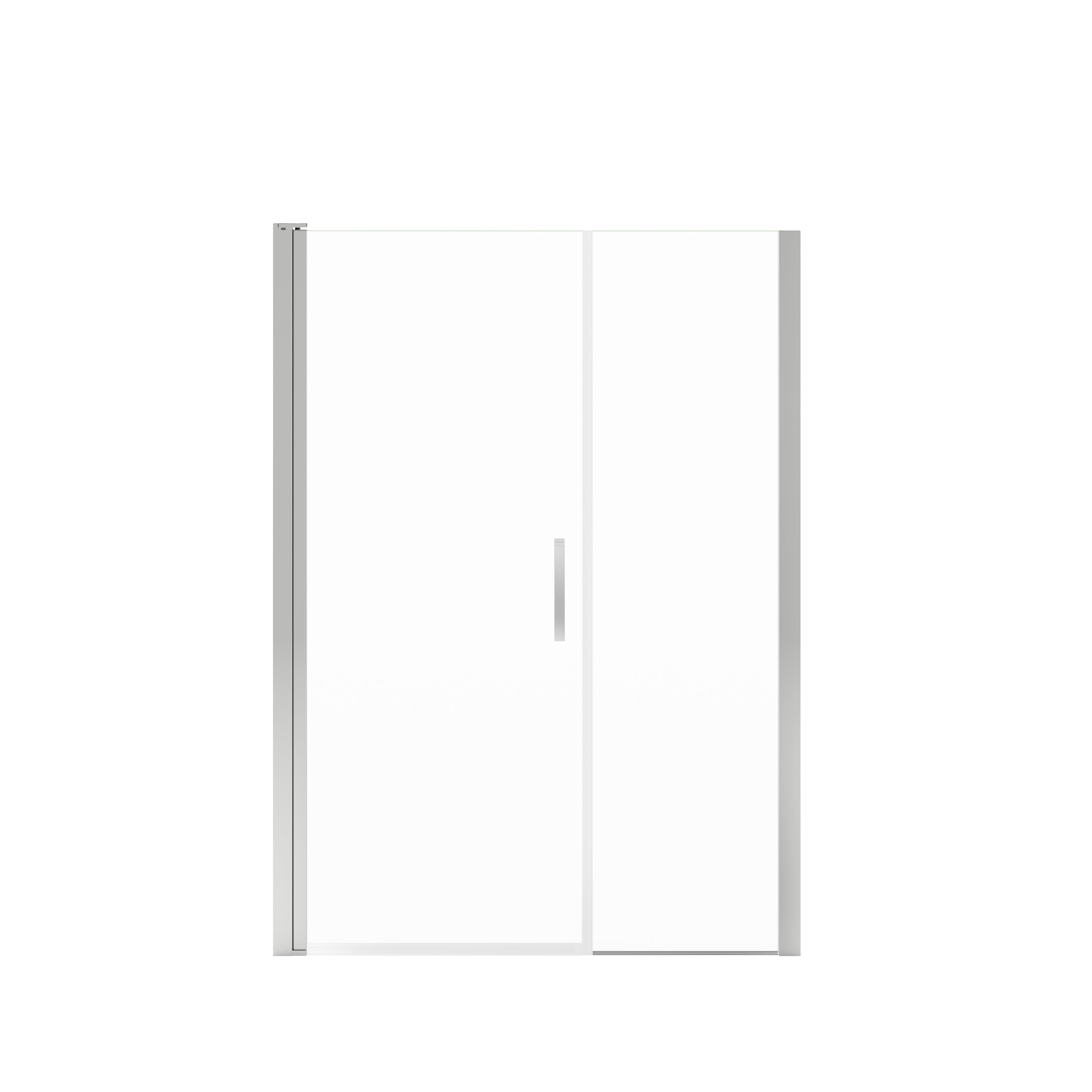 Maax Manhattan 47-49 x 68 in. 6 mm Pivot Shower Door for Alcove Installation with Clear glass