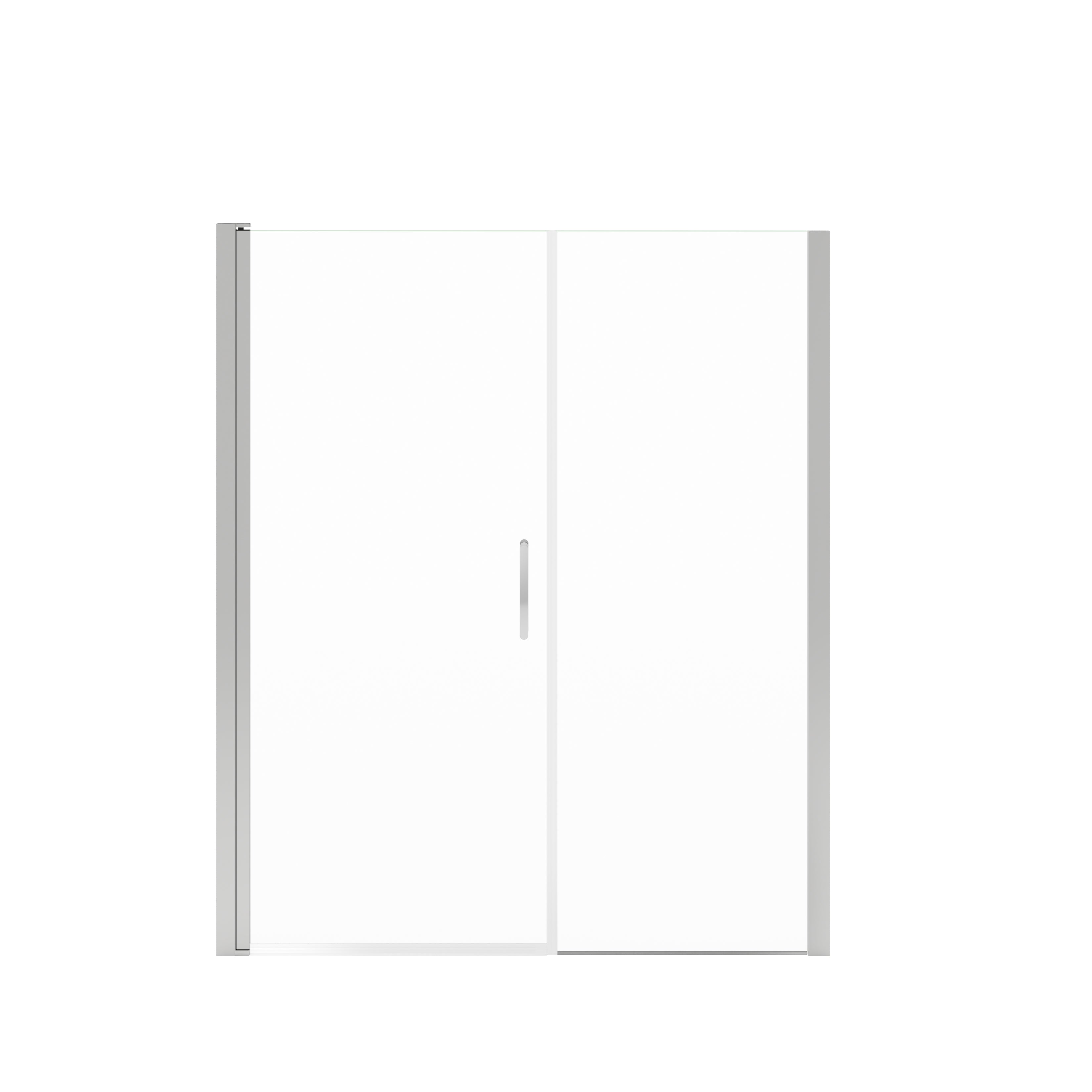 Maax Manhattan 57-59 x 68 in. 6 mm Pivot Shower Door for Alcove Installation with Clear glass