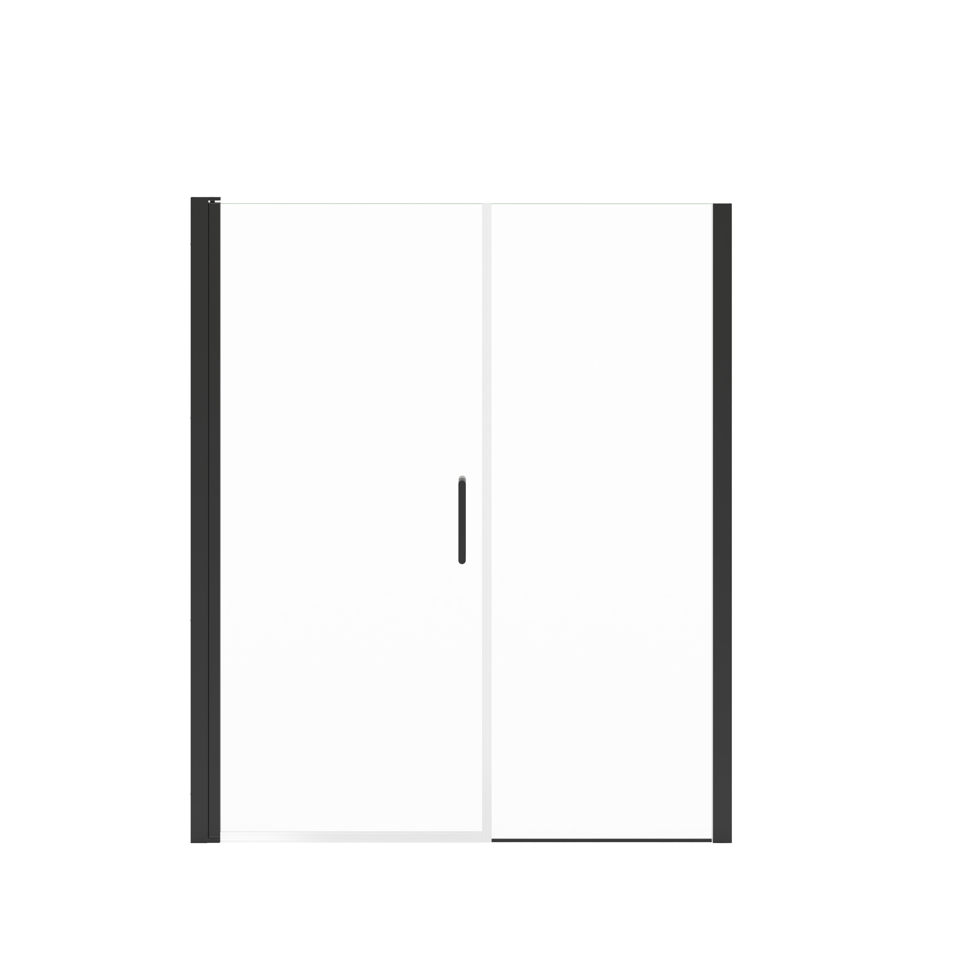 Maax Manhattan 53-55 x 68 in. 6 mm Pivot Shower Door for Alcove Installation with Clear glass