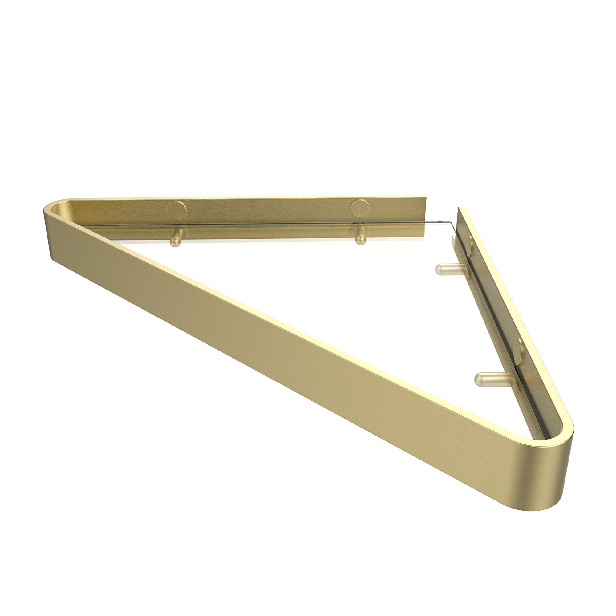 Maax Manhattan Corner Shelf with Glass