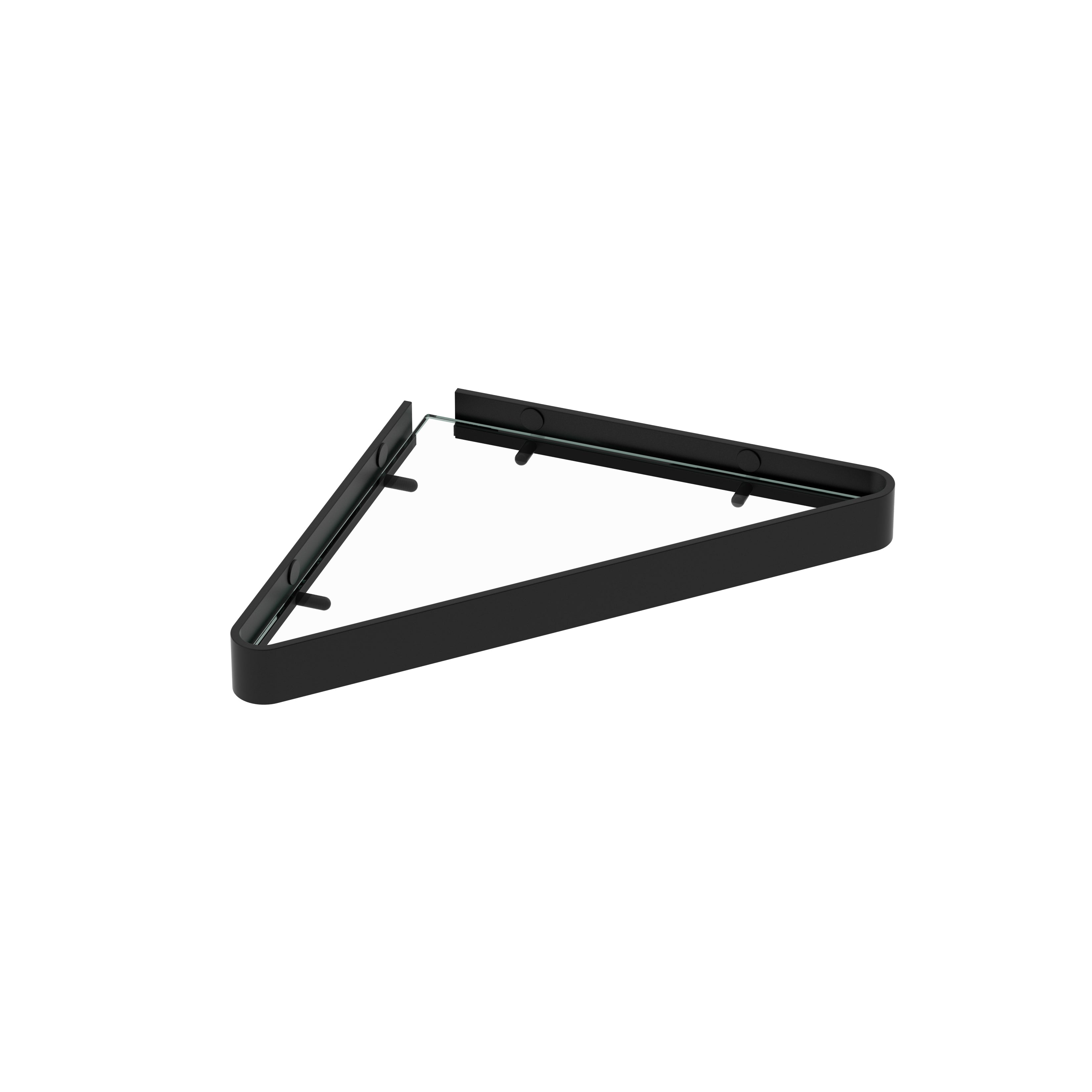 Maax Manhattan Corner Shelf with Glass