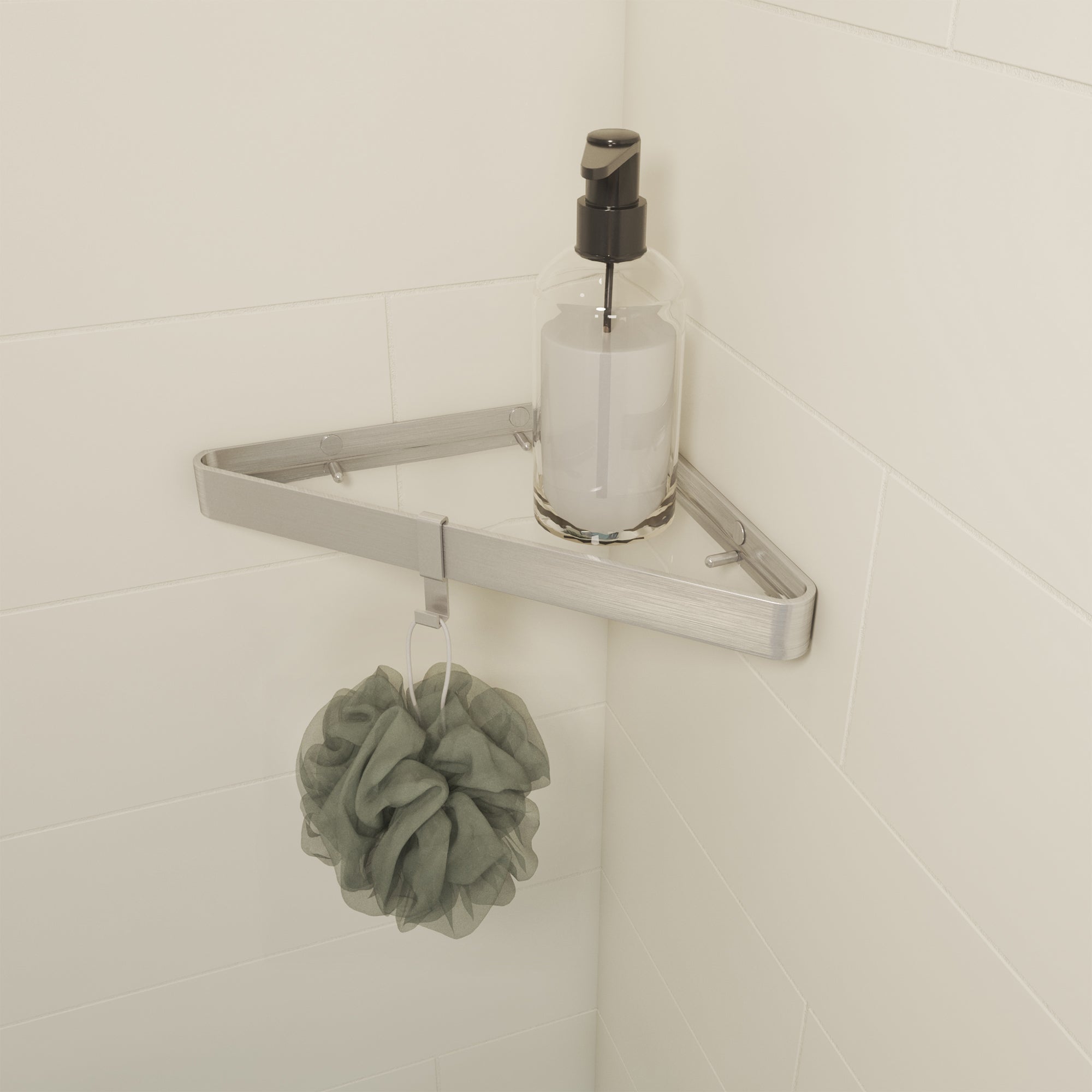 Maax Manhattan Corner Shelf with Glass