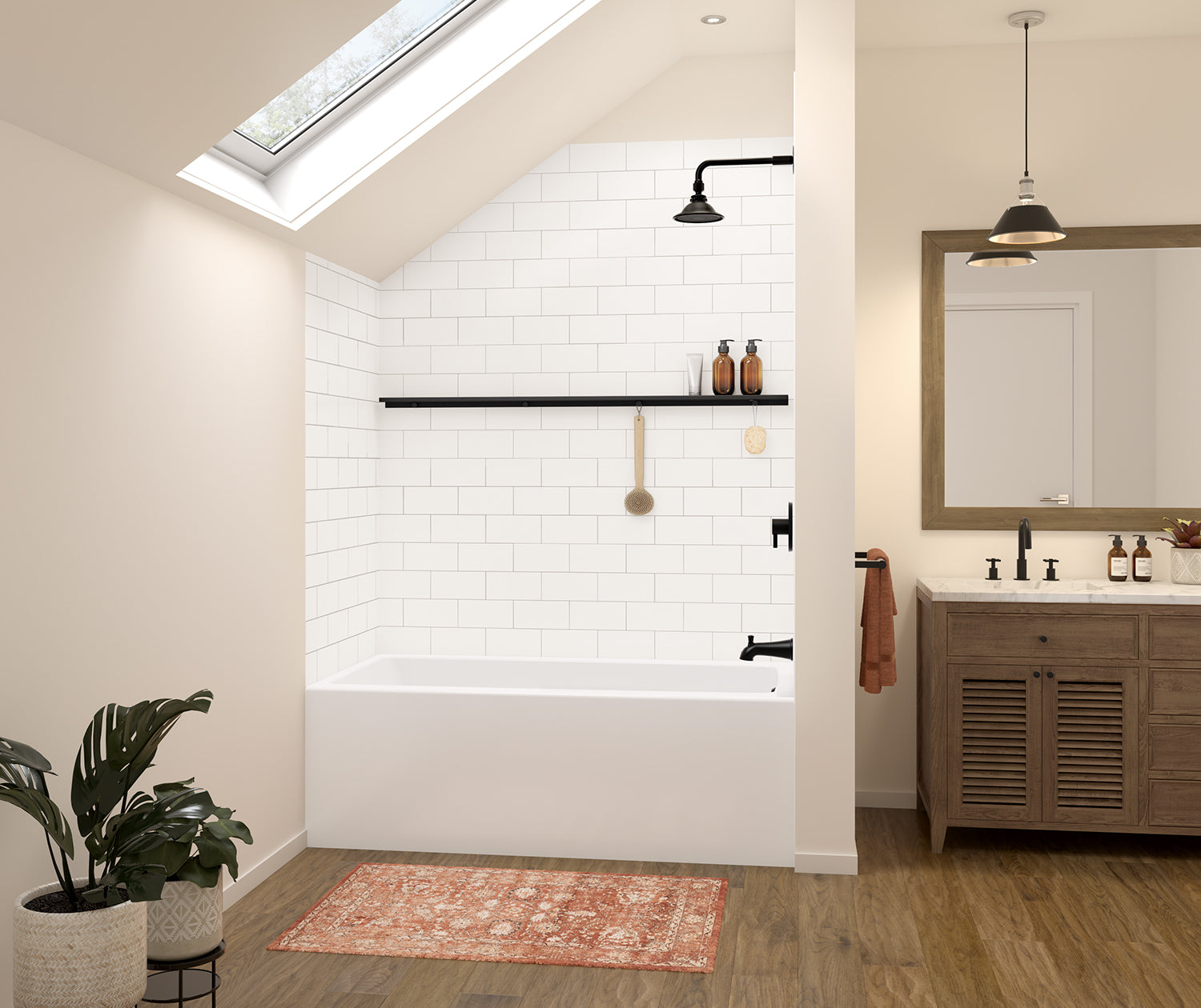 Maax Manhattan 57 in. Long Shelf
