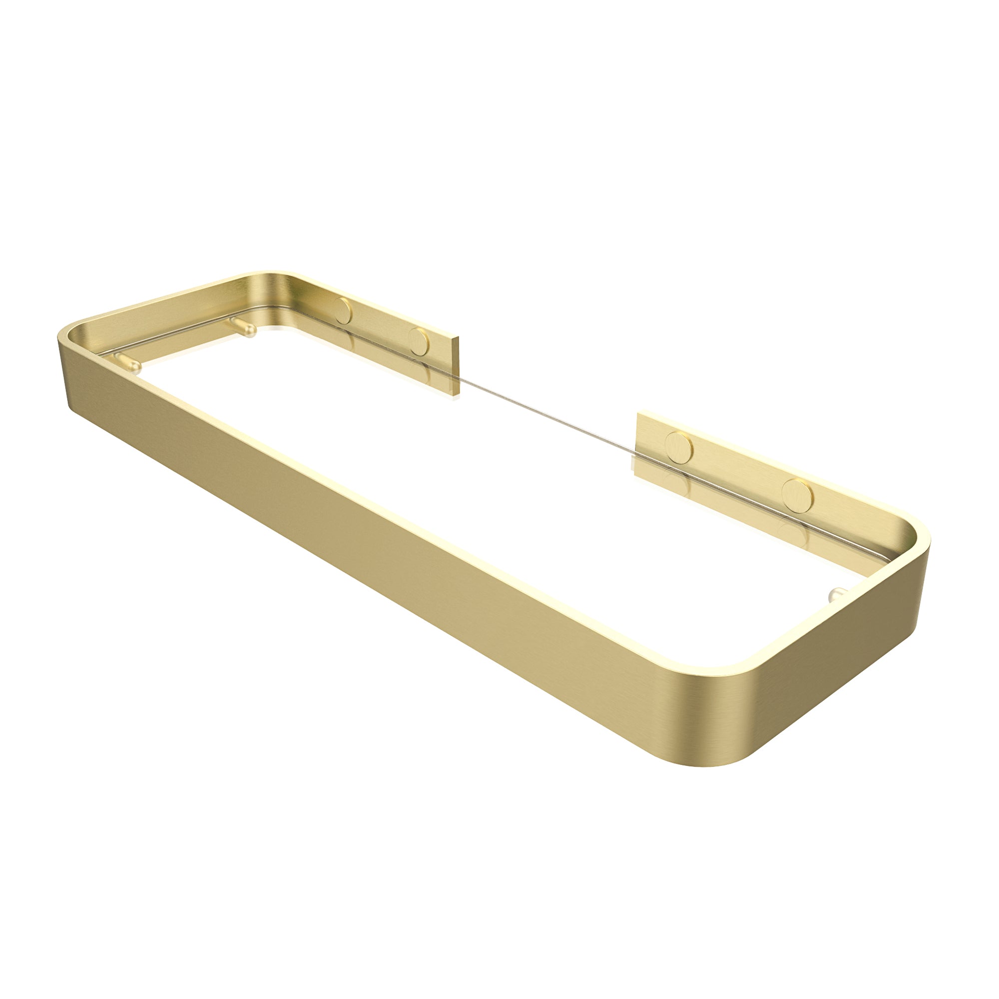 Maax Manhattan Rectangular Shelf with Glass