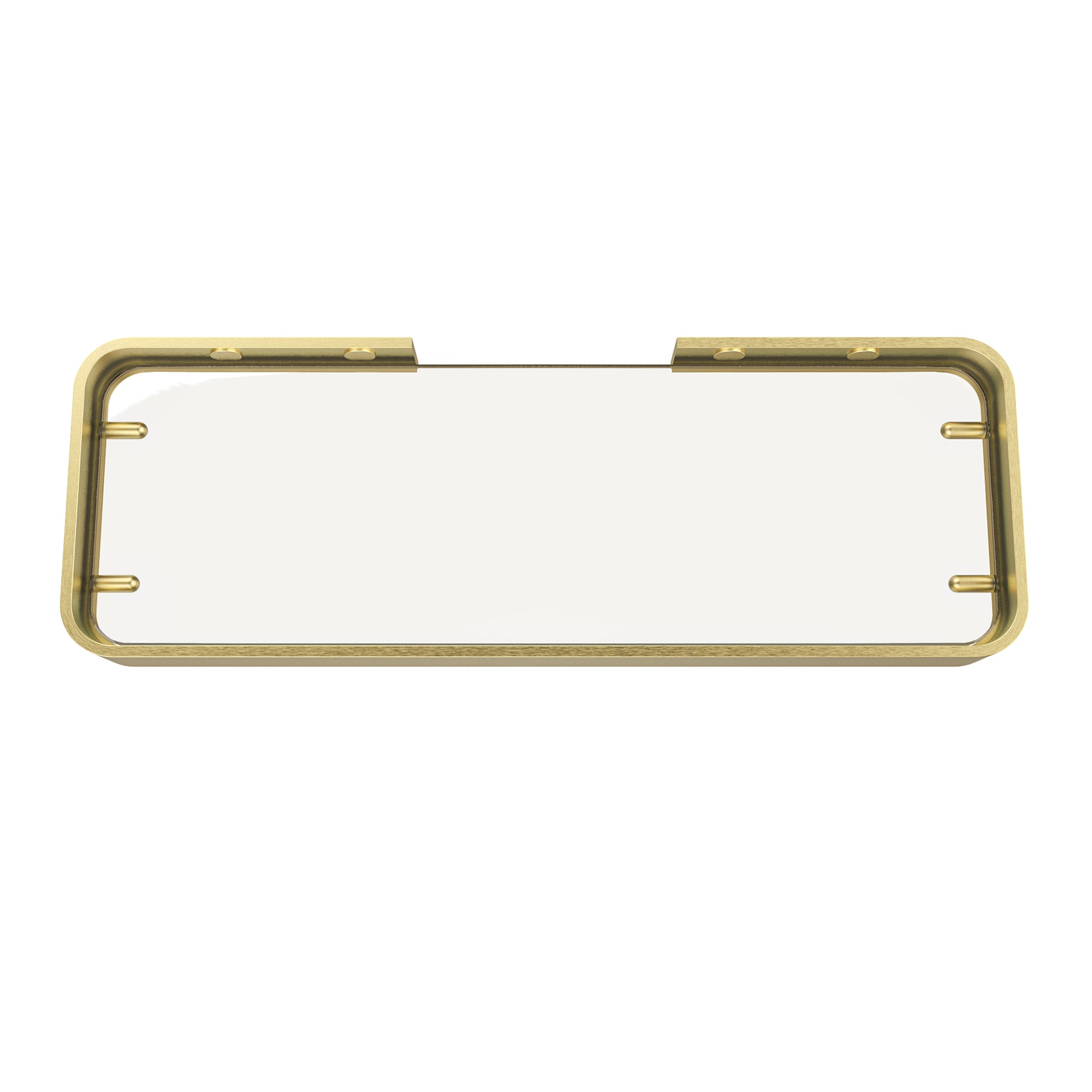 Maax Manhattan Rectangular Shelf with Glass