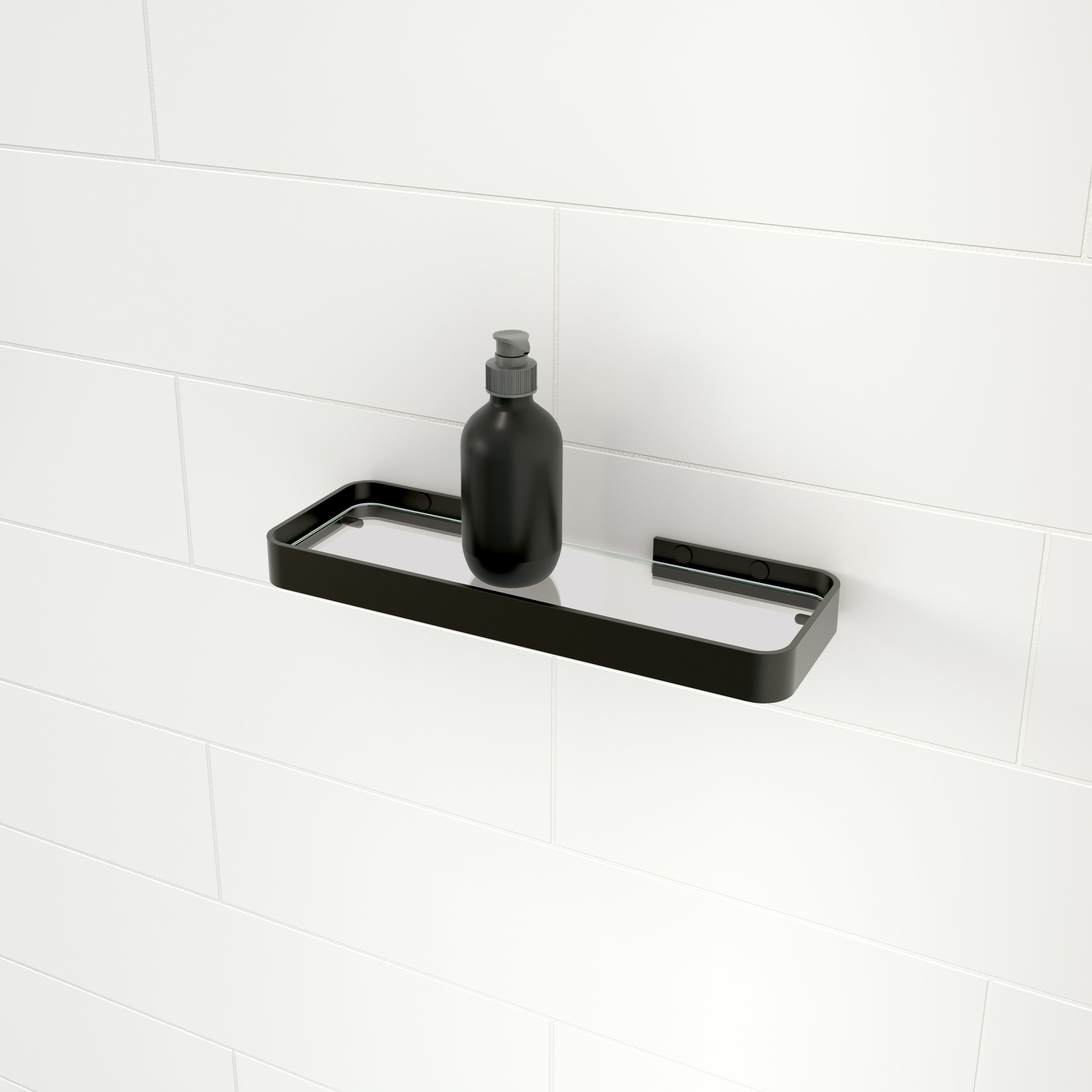 Maax Manhattan Rectangular Shelf with Glass
