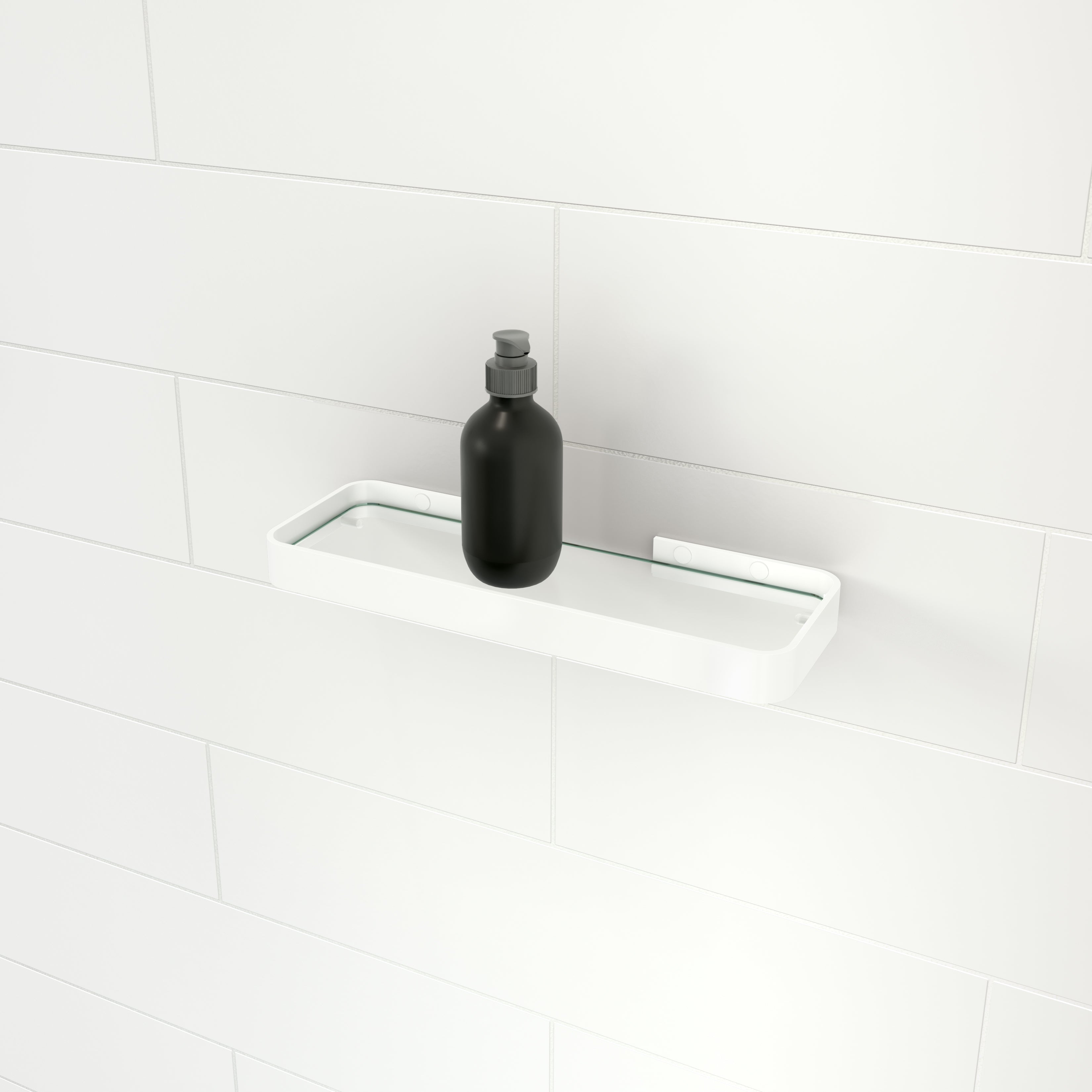 Maax Manhattan Rectangular Shelf with Glass