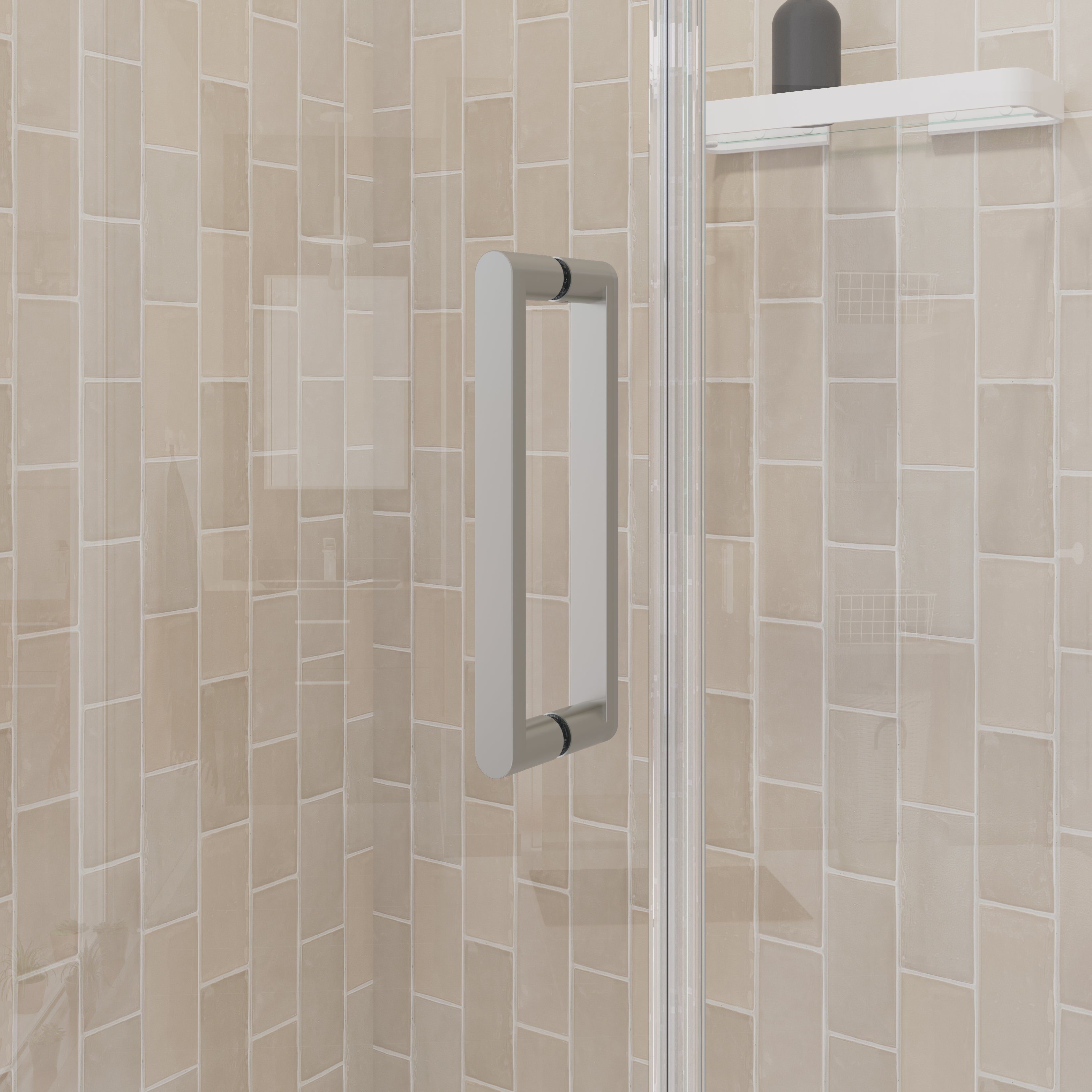 Maax Manhattan 51-53 x 68 in. 6 mm Pivot Shower Door for Alcove Installation with Clear glass
