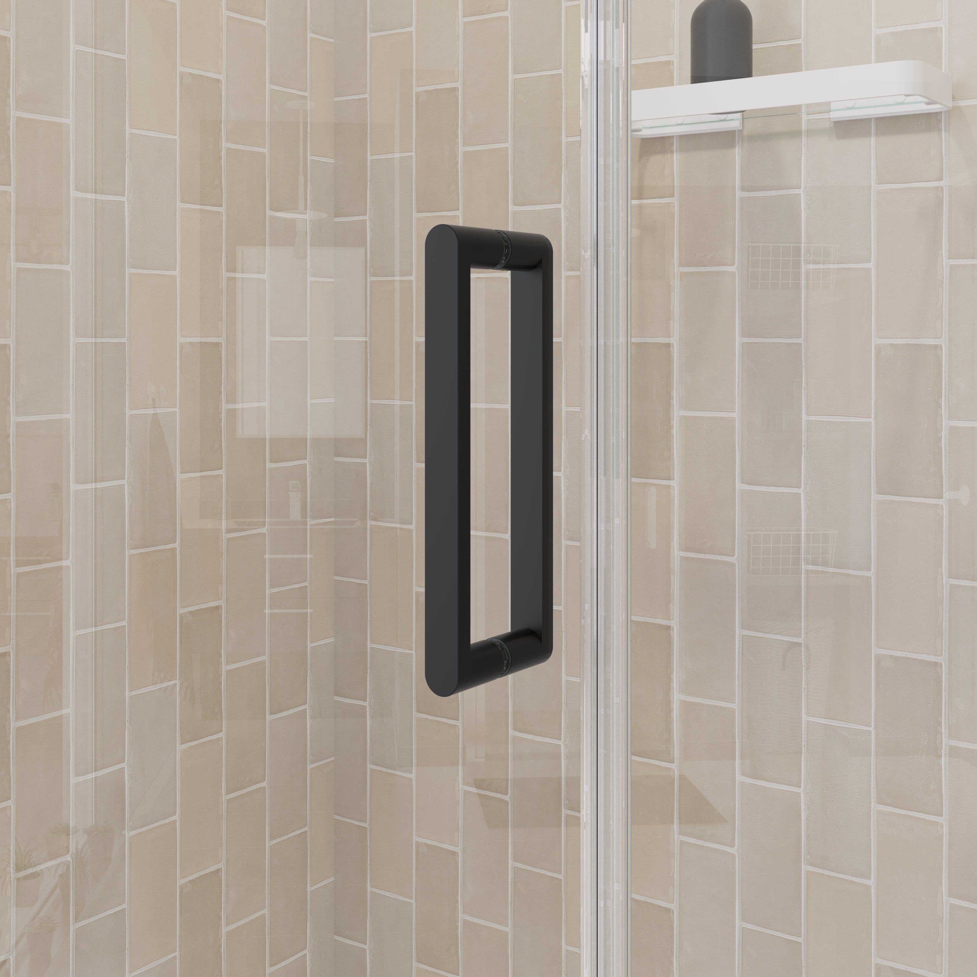 Maax Manhattan 51-53 x 68 in. 6 mm Pivot Shower Door for Alcove Installation with Clear glass