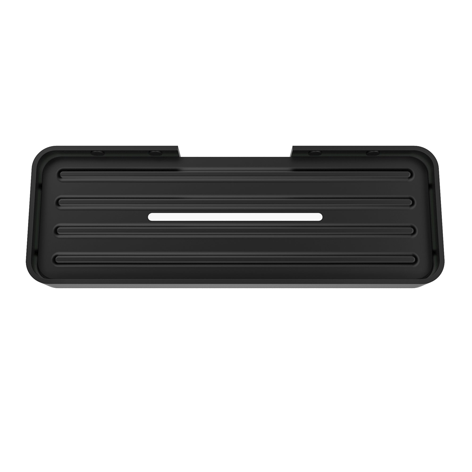 Maax Manhattan Rectangular Shelf with Soap Tray in Matte Black