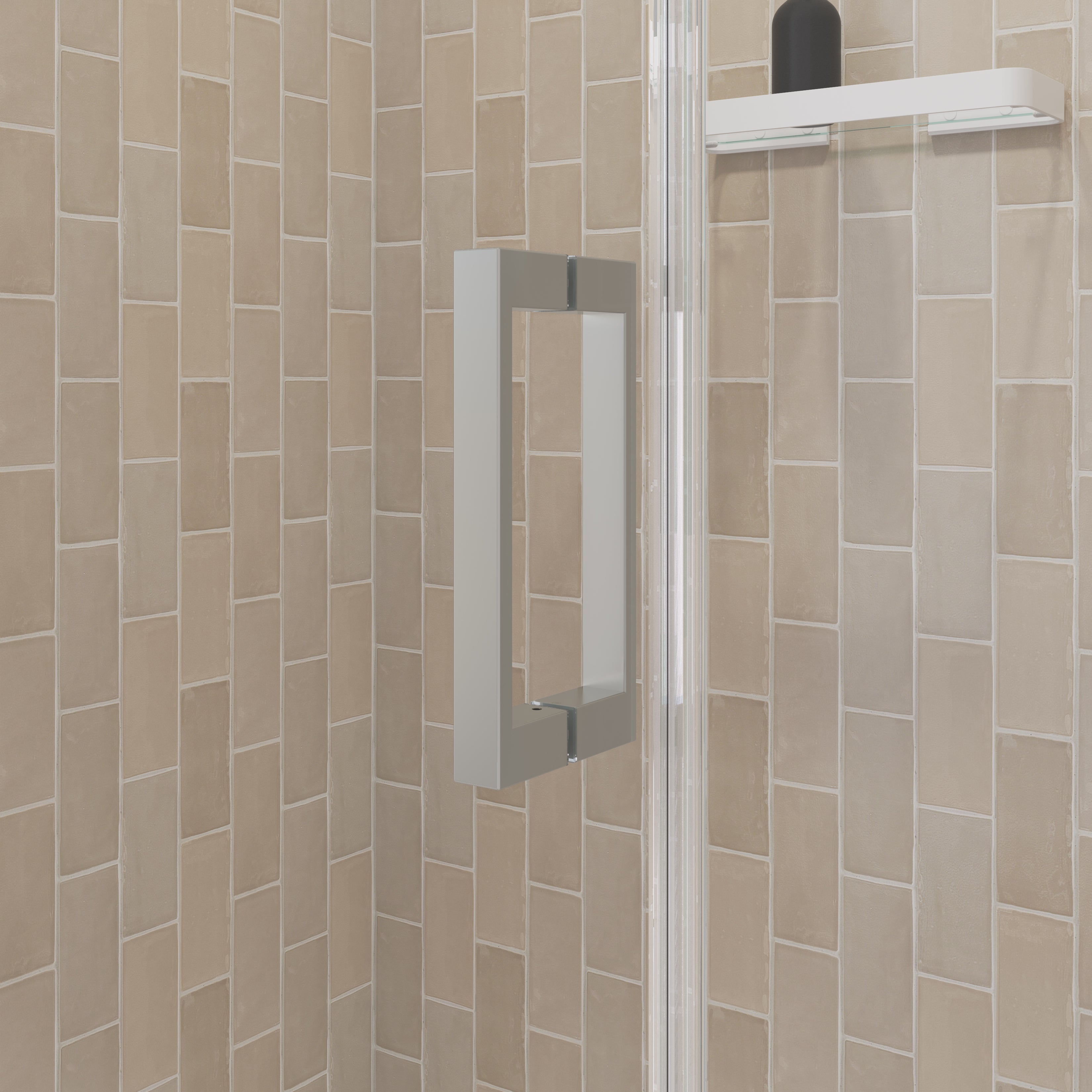 Maax Manhattan 35-37 x 68 in. 6 mm Pivot Shower Door for Alcove Installation with Clear glass