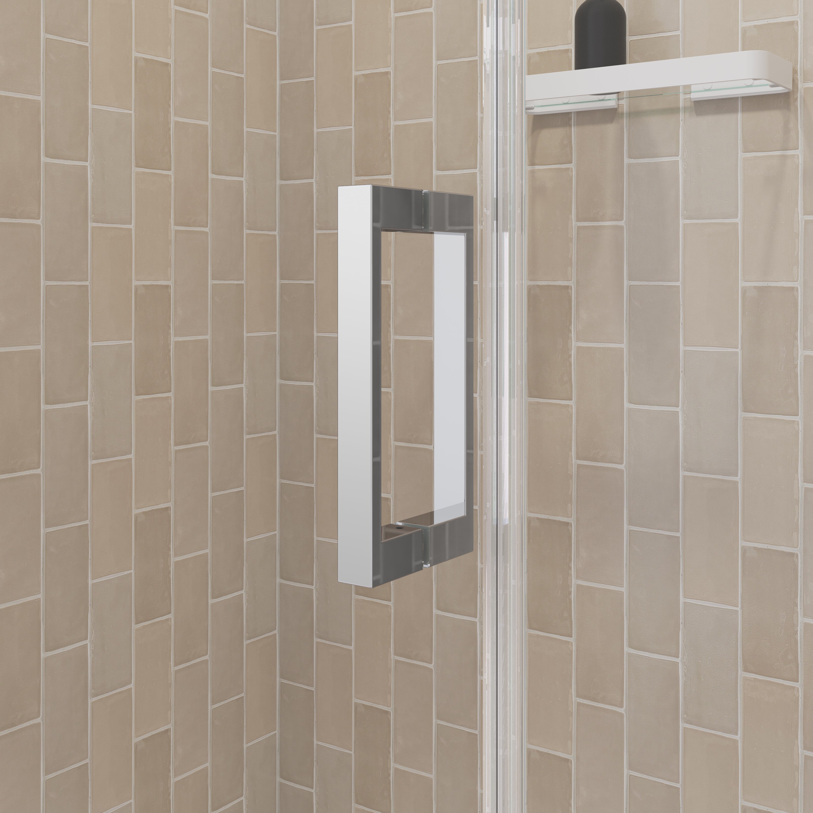 Maax Manhattan 35-37 x 68 in. 6 mm Pivot Shower Door for Alcove Installation with Clear glass