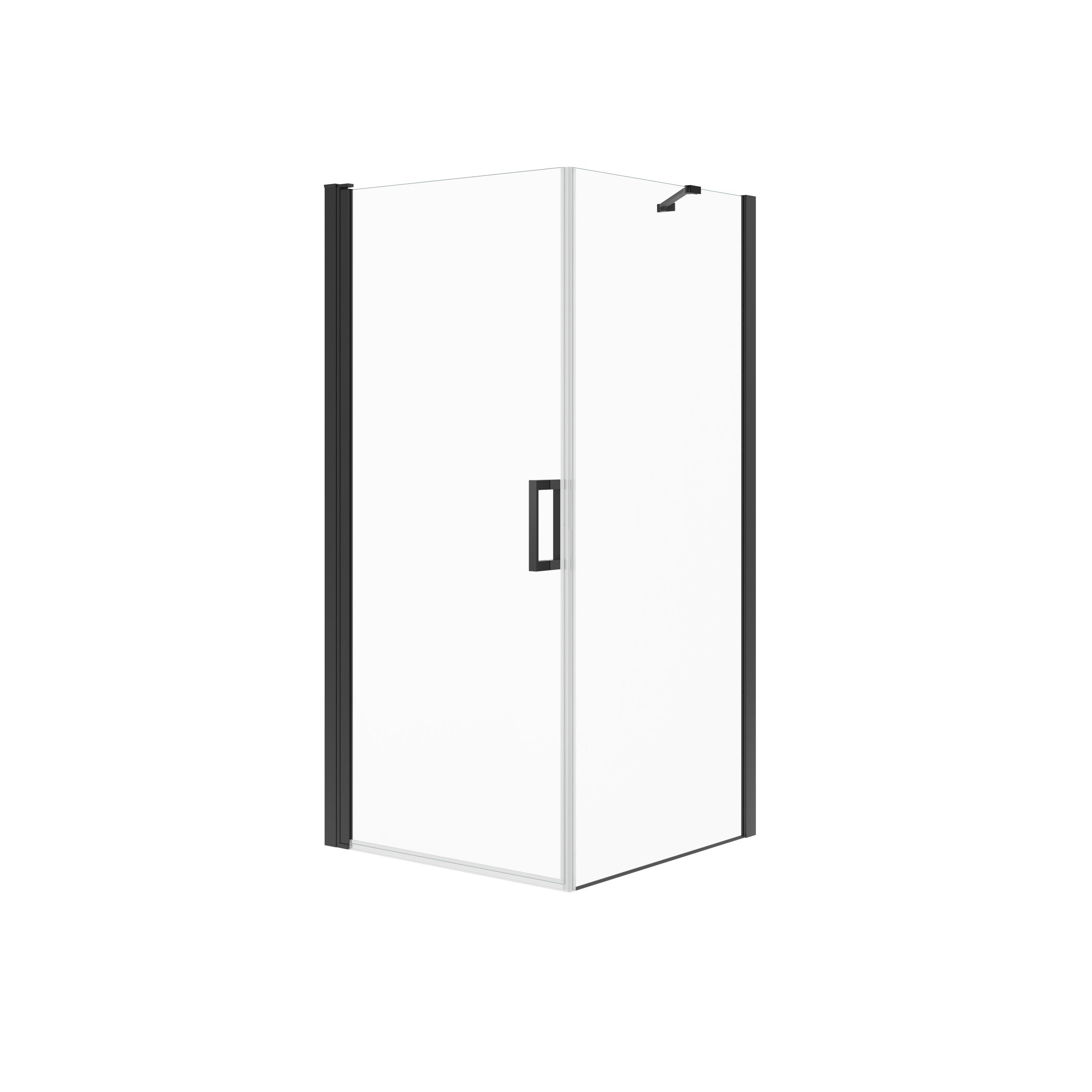 Maax Manhattan Square 36 x 36 x 72 in. 6mm Pivot Shower Door for Corner Installation with Clear glass