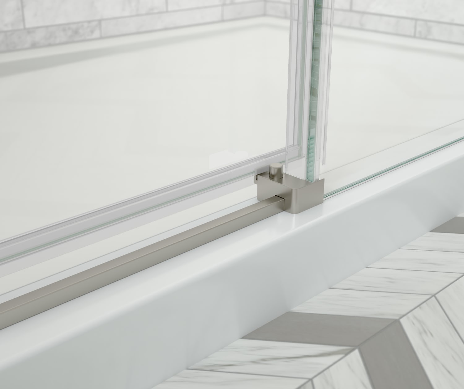 Maax Odyssey SC 60" x 32" x 78" 8mm Sliding Shower Door for Corner Installation with Clear glass