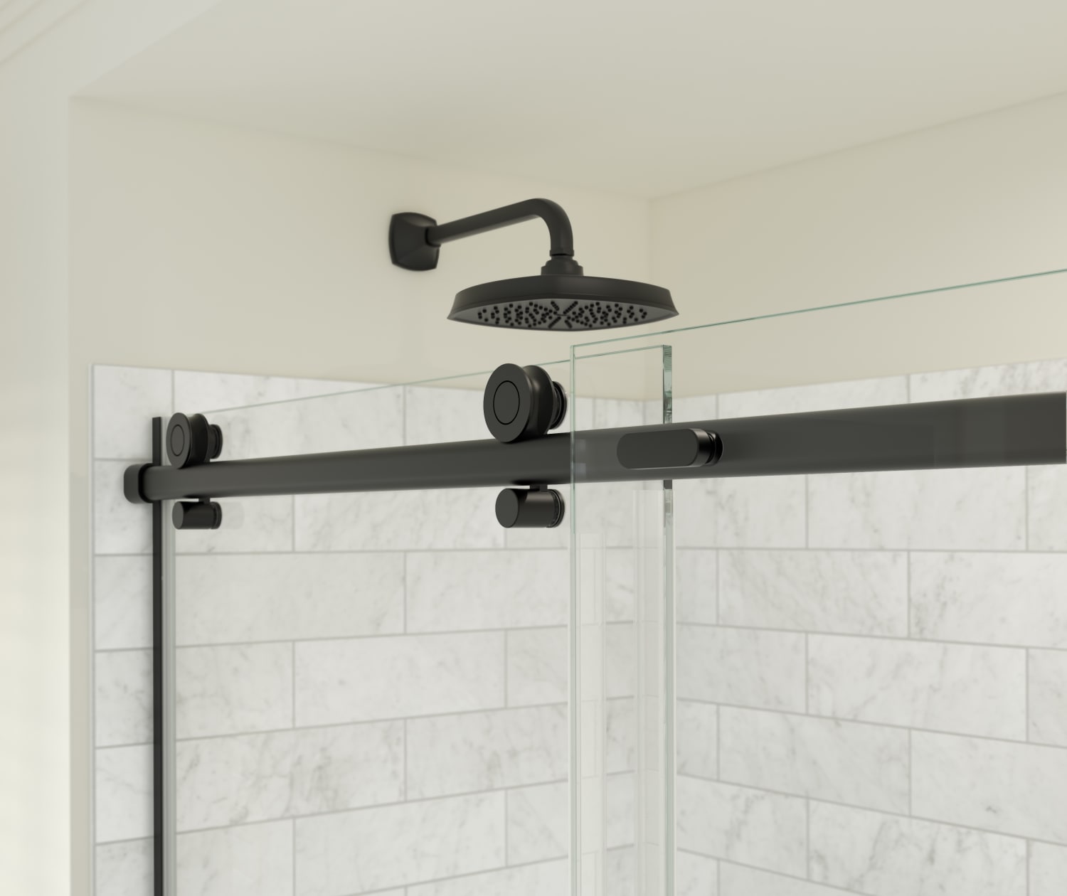 Maax Odyssey SC 60" x 32" x 78" 8mm Sliding Shower Door for Corner Installation with Clear glass