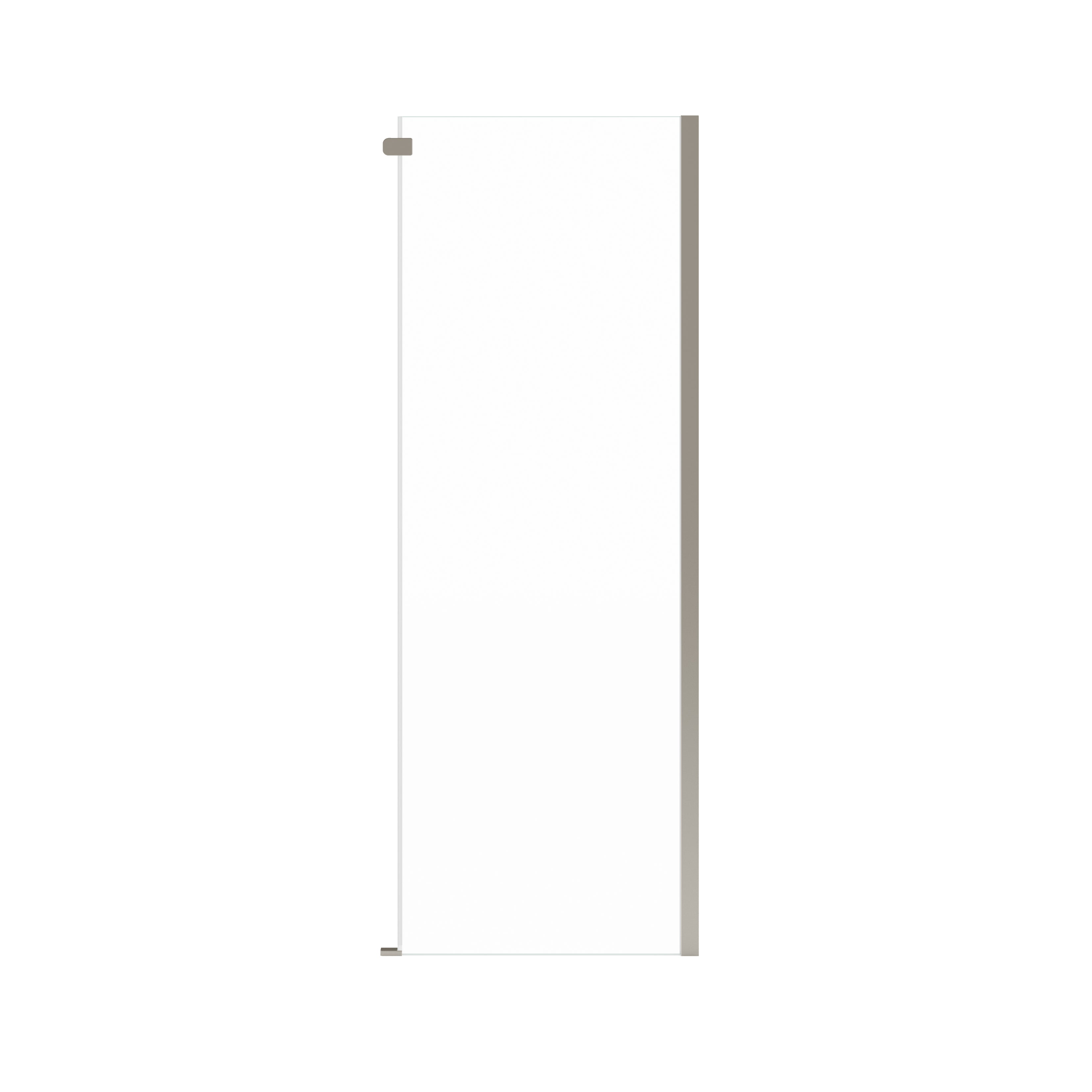Maax Odyssey SC Return Panel for 36 in. Base in Clear glass