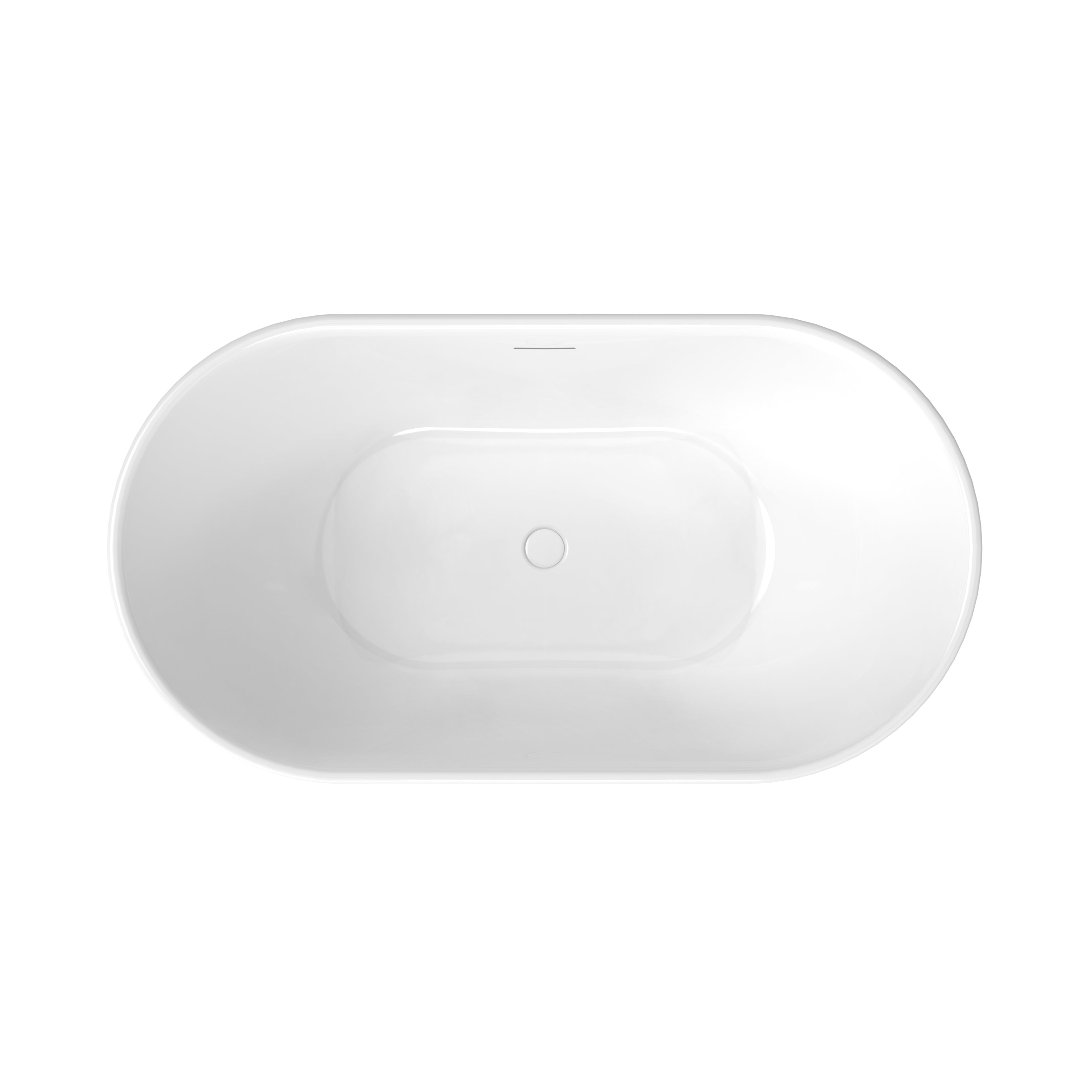 Maax Ommu 5932 Acrylic Freestanding Center Drain Bathtub