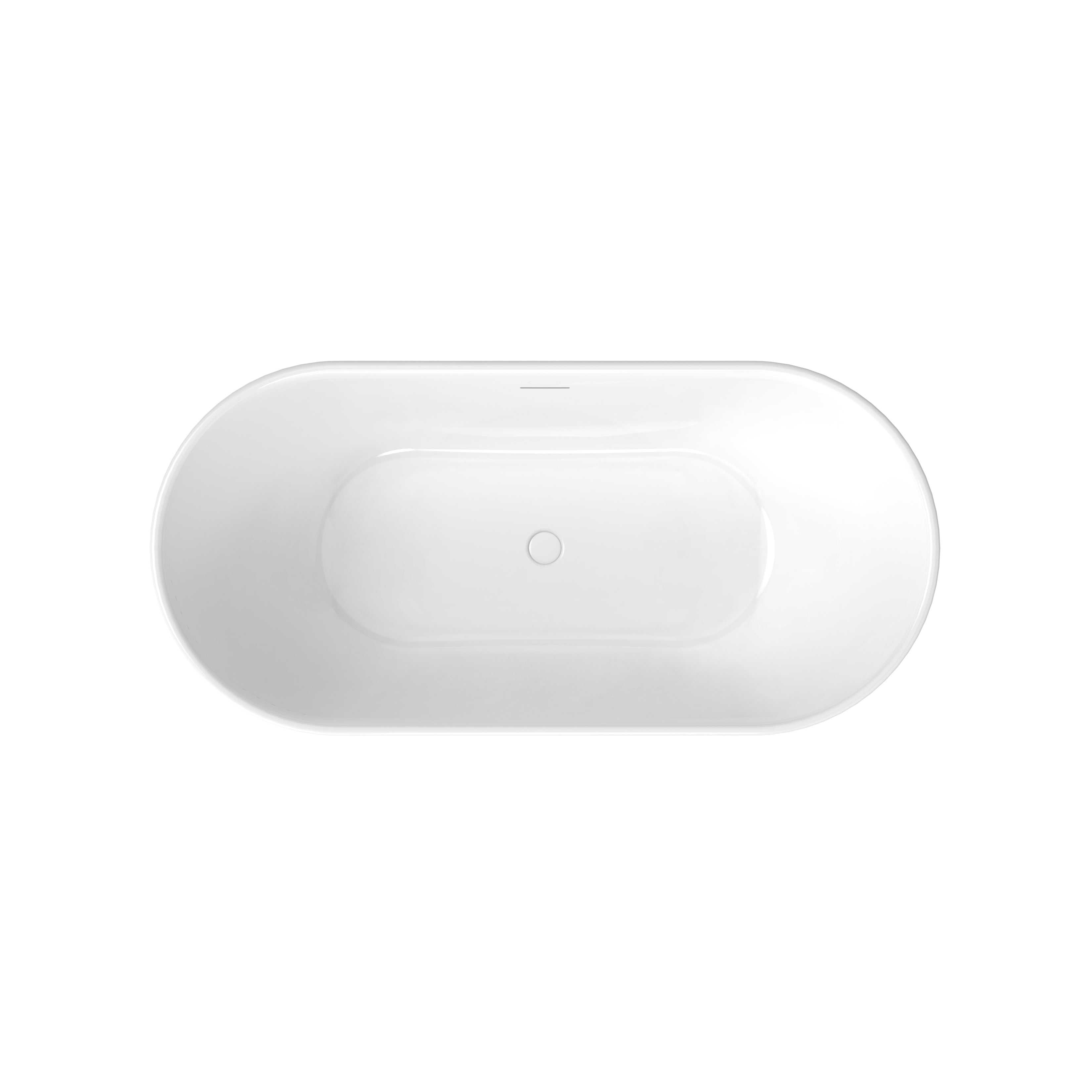 Maax Ommu 6732 Acrylic Freestanding Center Drain Bathtub