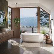 Maax Ommu 6732 Acrylic Freestanding Center Drain Bathtub