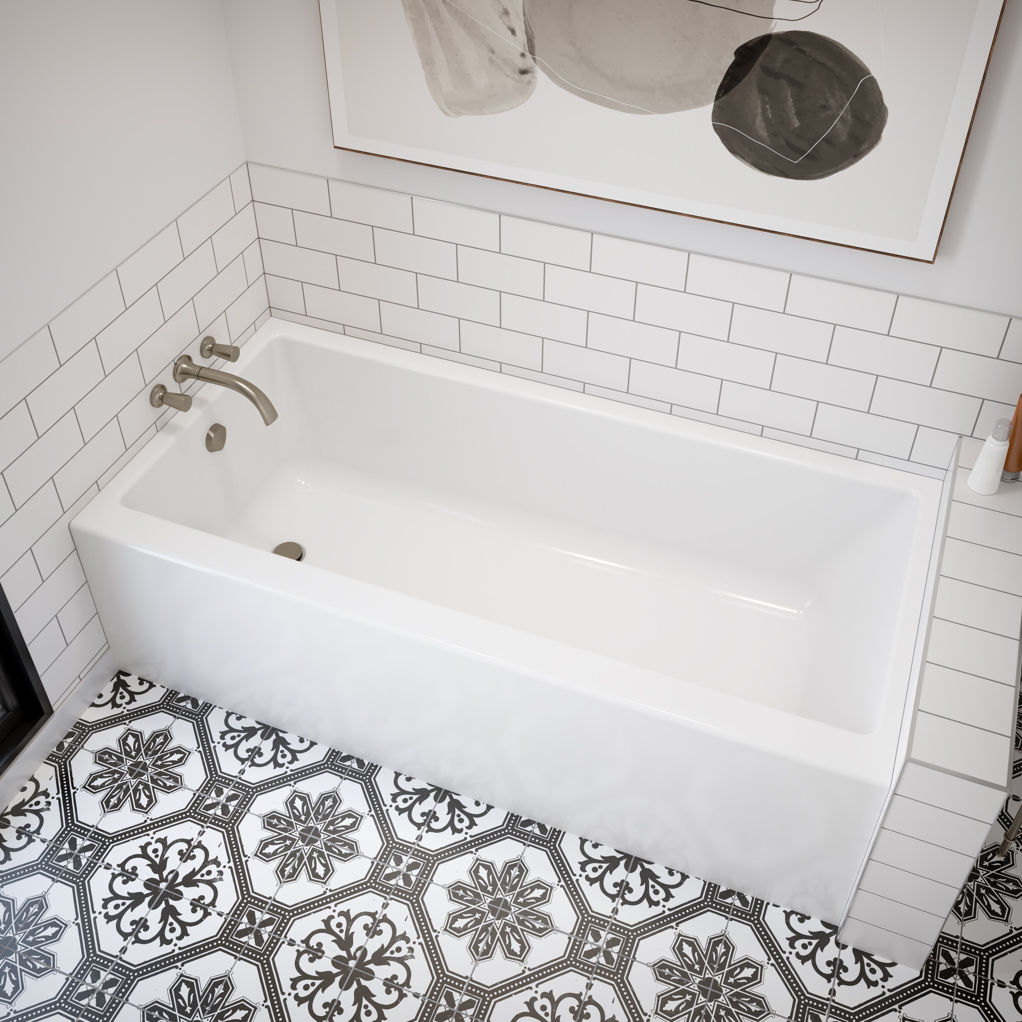 Maax Rubix 6632 AFR Acrylic Alcove Bathtub