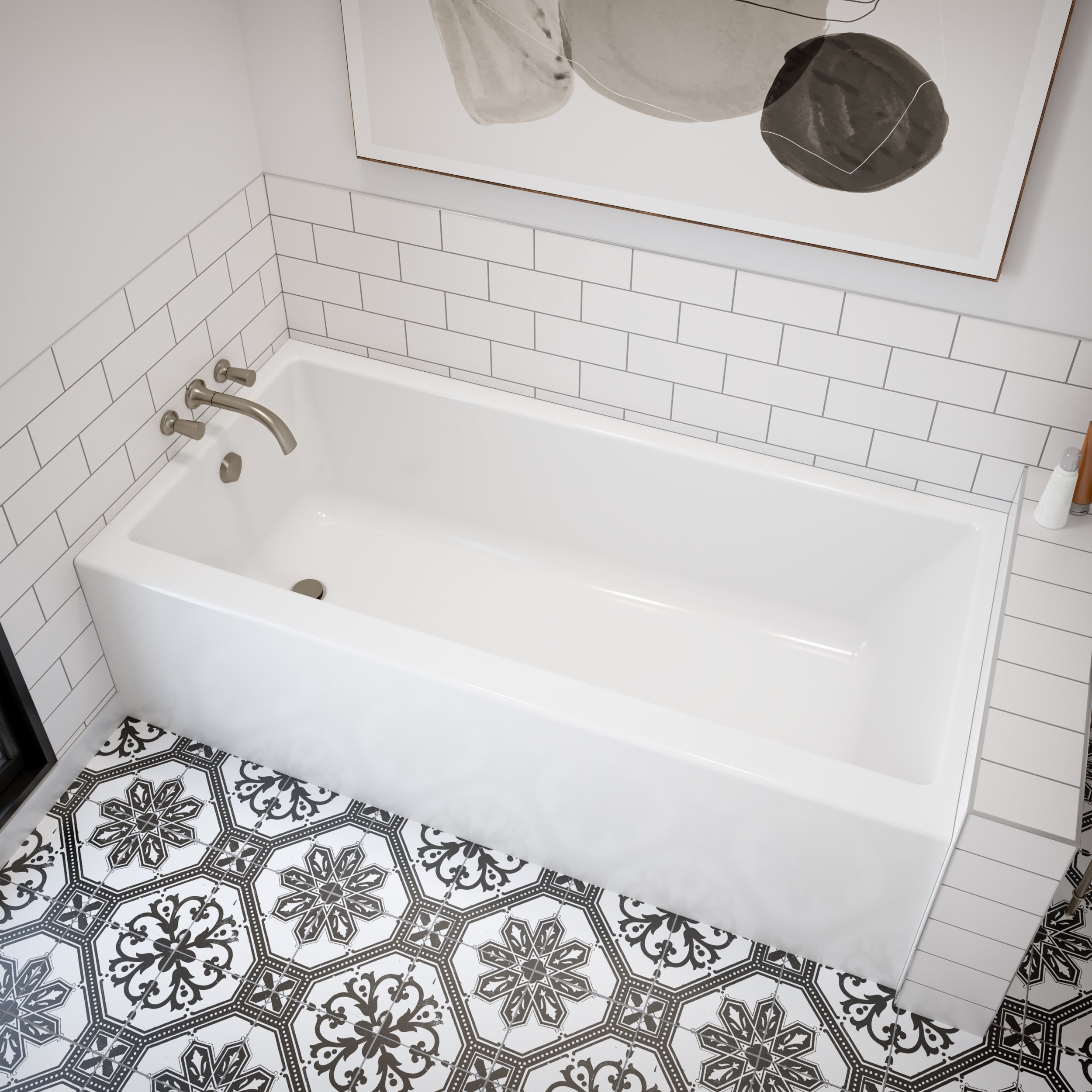 Maax Rubix 6632 AFR Acrylic Alcove Bathtub