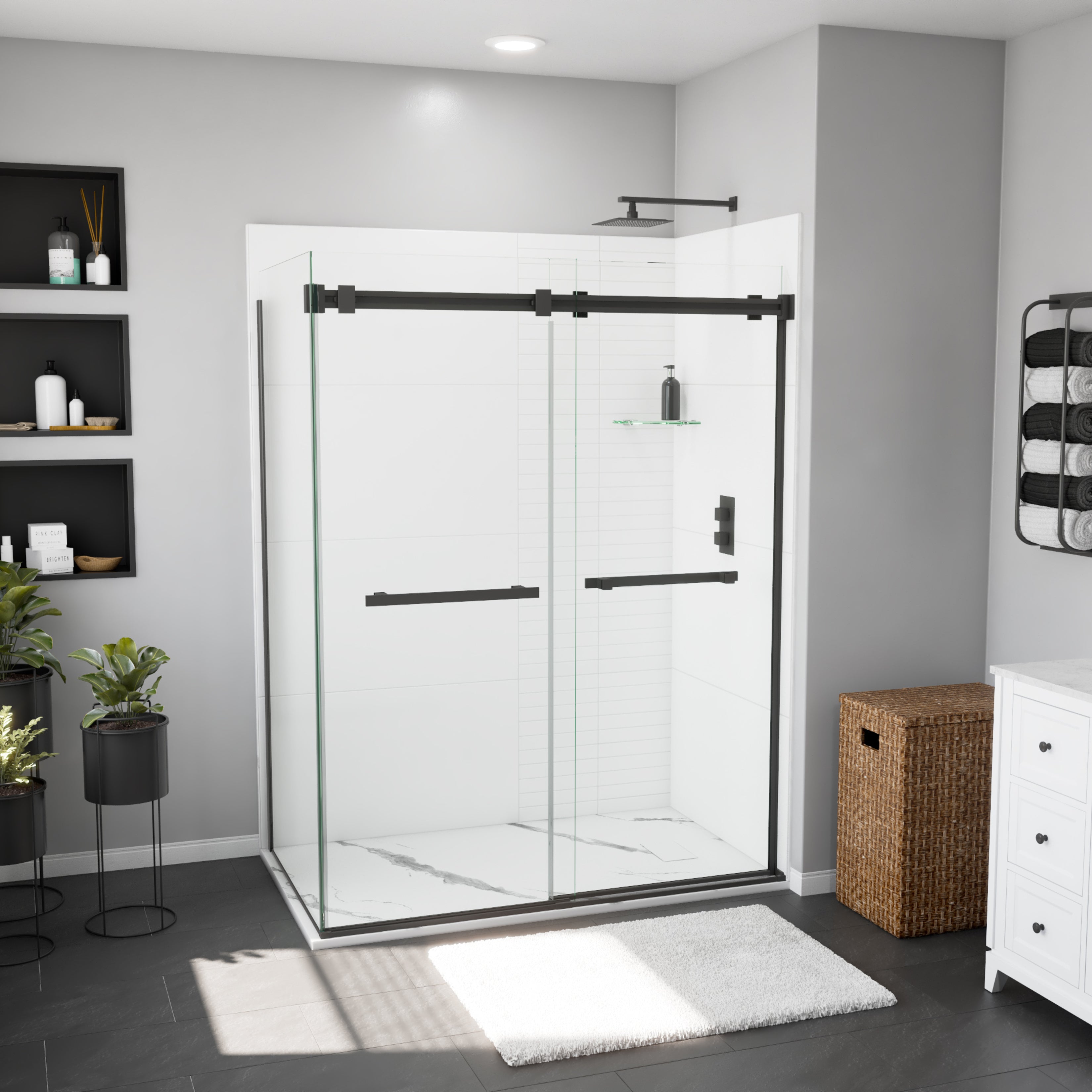 Maax Stonea 6032 Solid Surface Universal Shower Base