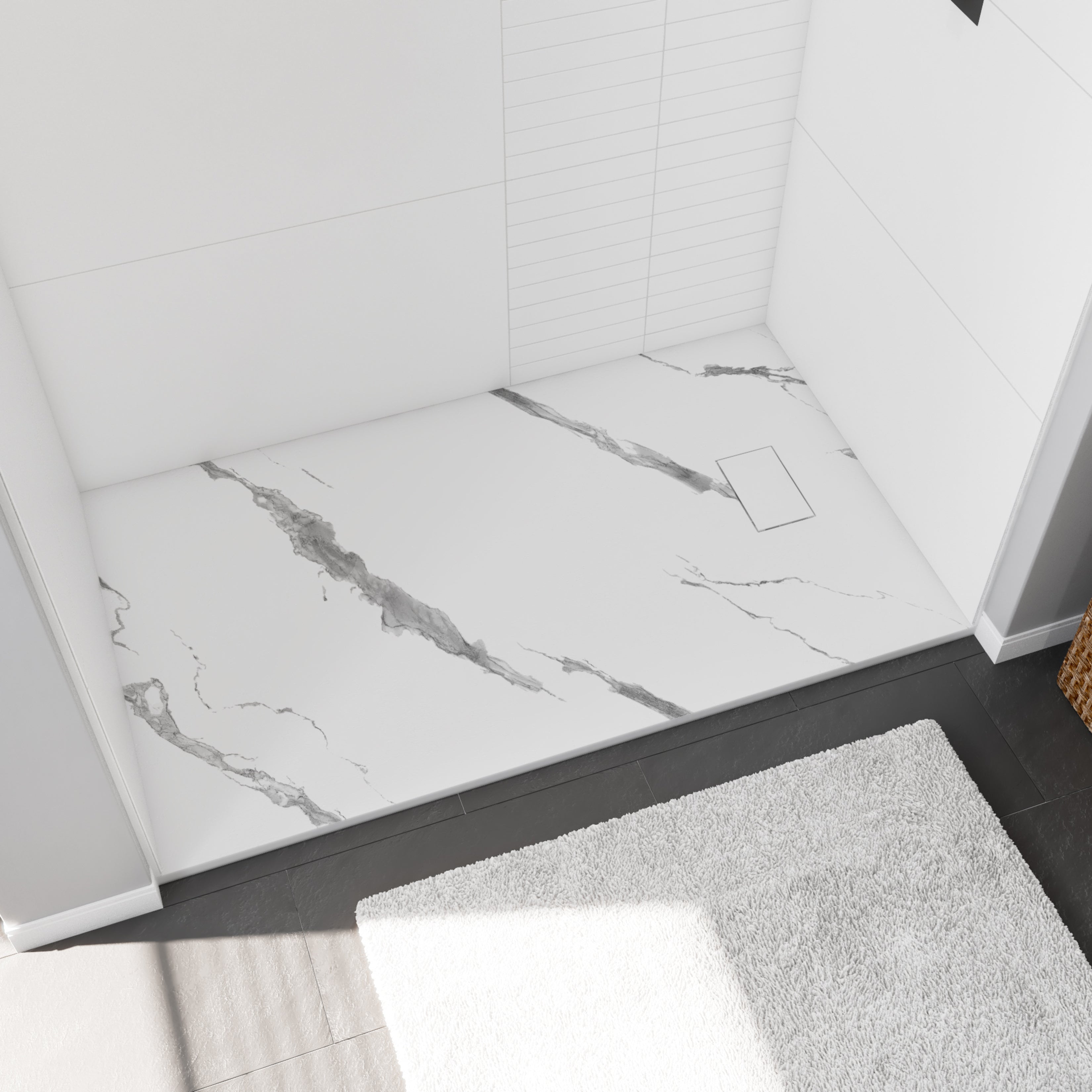 Maax Stonea 6032 Solid Surface Universal Shower Base