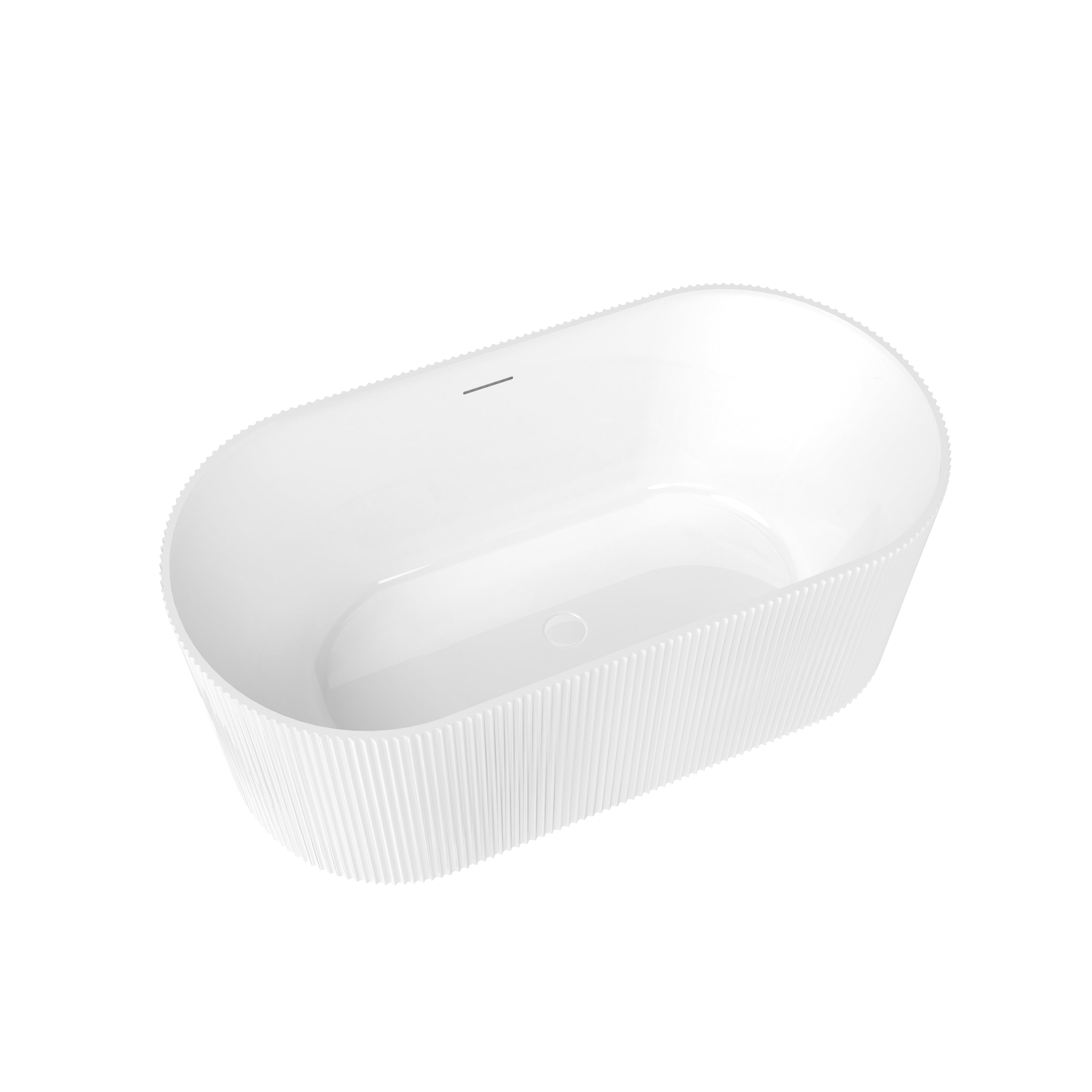Maax Tori 5932 Acrylic Freestanding Center Drain Bathtub