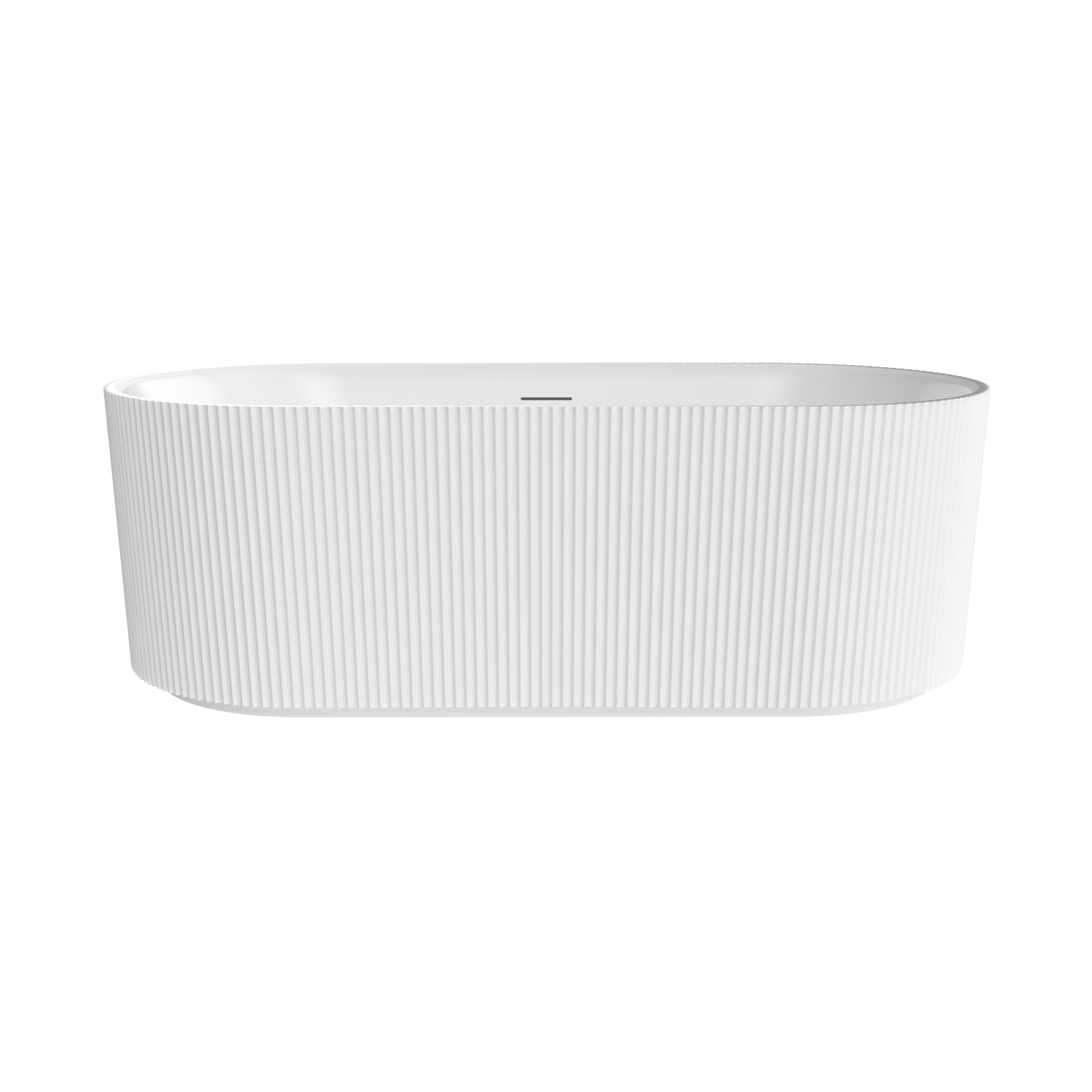 Maax Tori 6732 Acrylic Freestanding Center Drain Bathtub