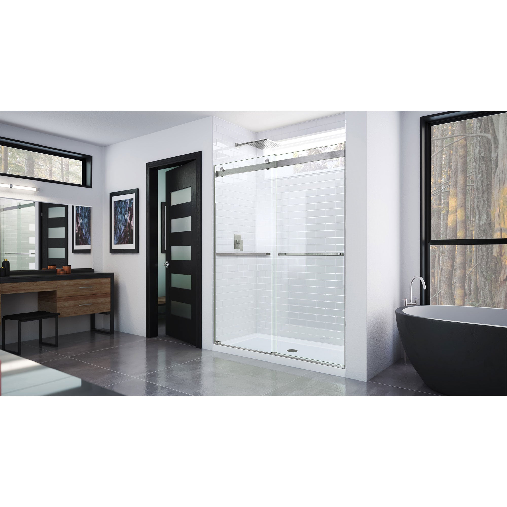DreamLine Macon 56-60" W Shower Door